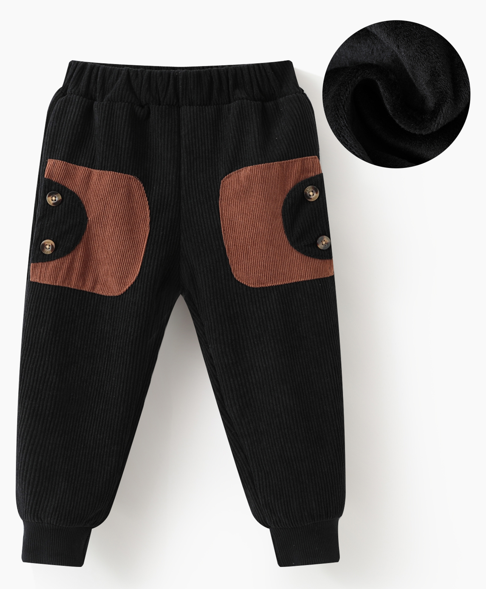 Kookie Kids Full Length Lounge Pant - Black-image-0
