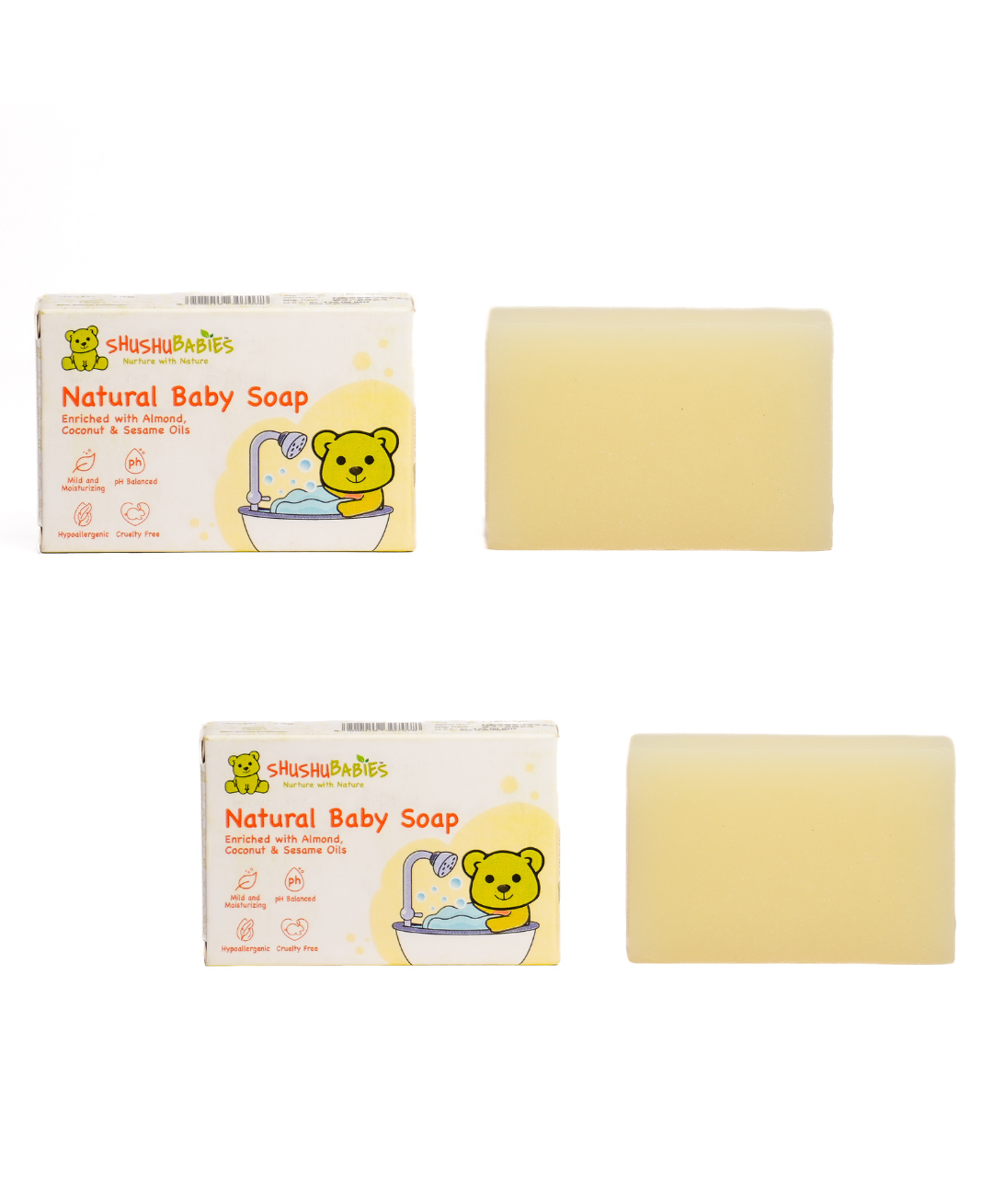 ShuShu Babies Natural Kids Soap Bar(pack of 2)-picture-27