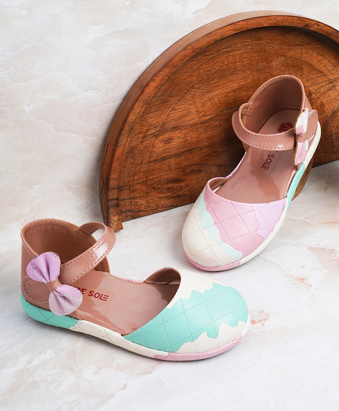 Mine Sole Checked  Sandals - Multi Colour-image-17
