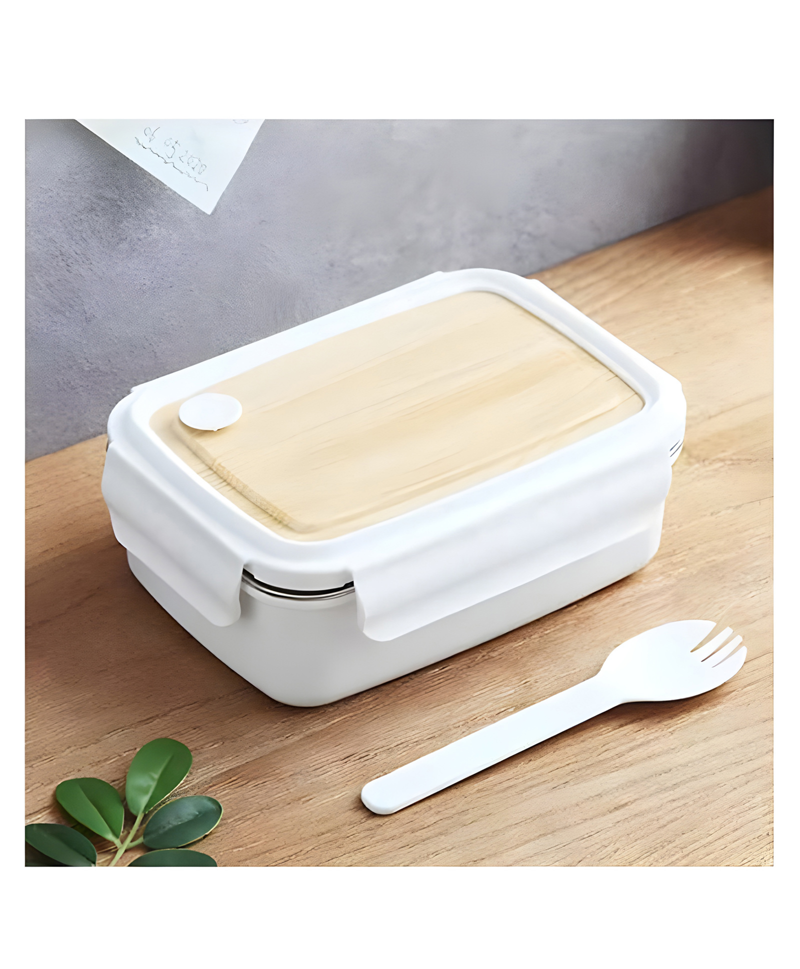 Sanjary Woody Foody Stainless Steel Lunch Box - 800 ml-Color & Design May Vary-image-44