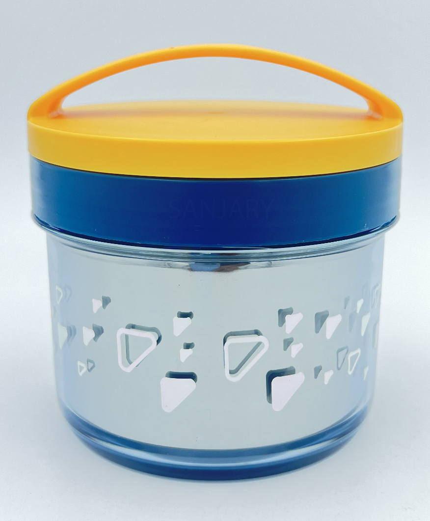 Sanjary Yo Champ Round Shape Insulated Stainless Steel Lunch Box -600 ml - Color & Design May Vary-image-27