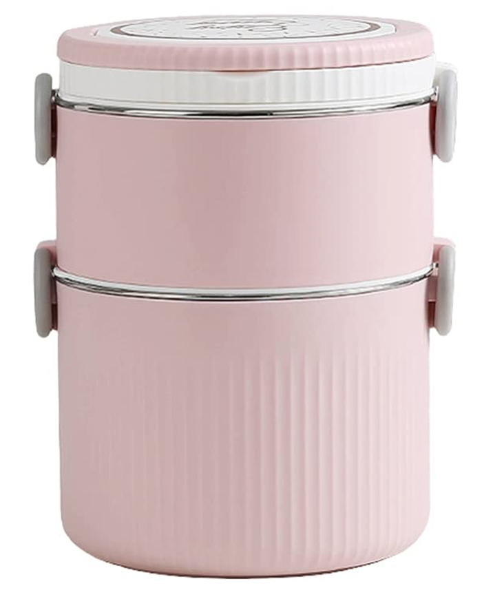 Sanjary Chops & Hops stainless steel Lunch Box with spoon - 1500 ml-Color & Design May Vary-image-37