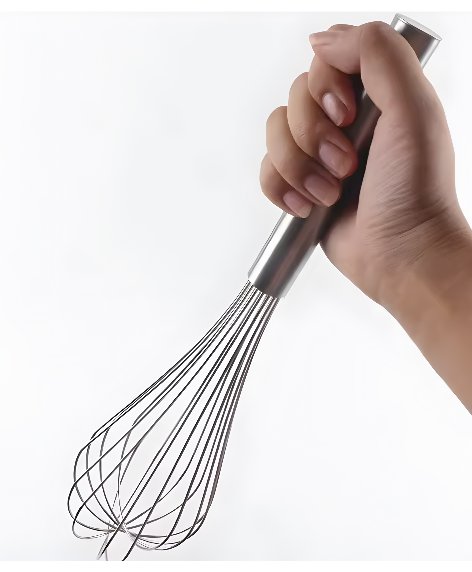 Cozy Vibes Kitchen Baking Stainless Steel Manual Balloon Mixer Egg Beater Handheld Steel Wire Whisk - Pack of 1 - Color May Vary-picture-32