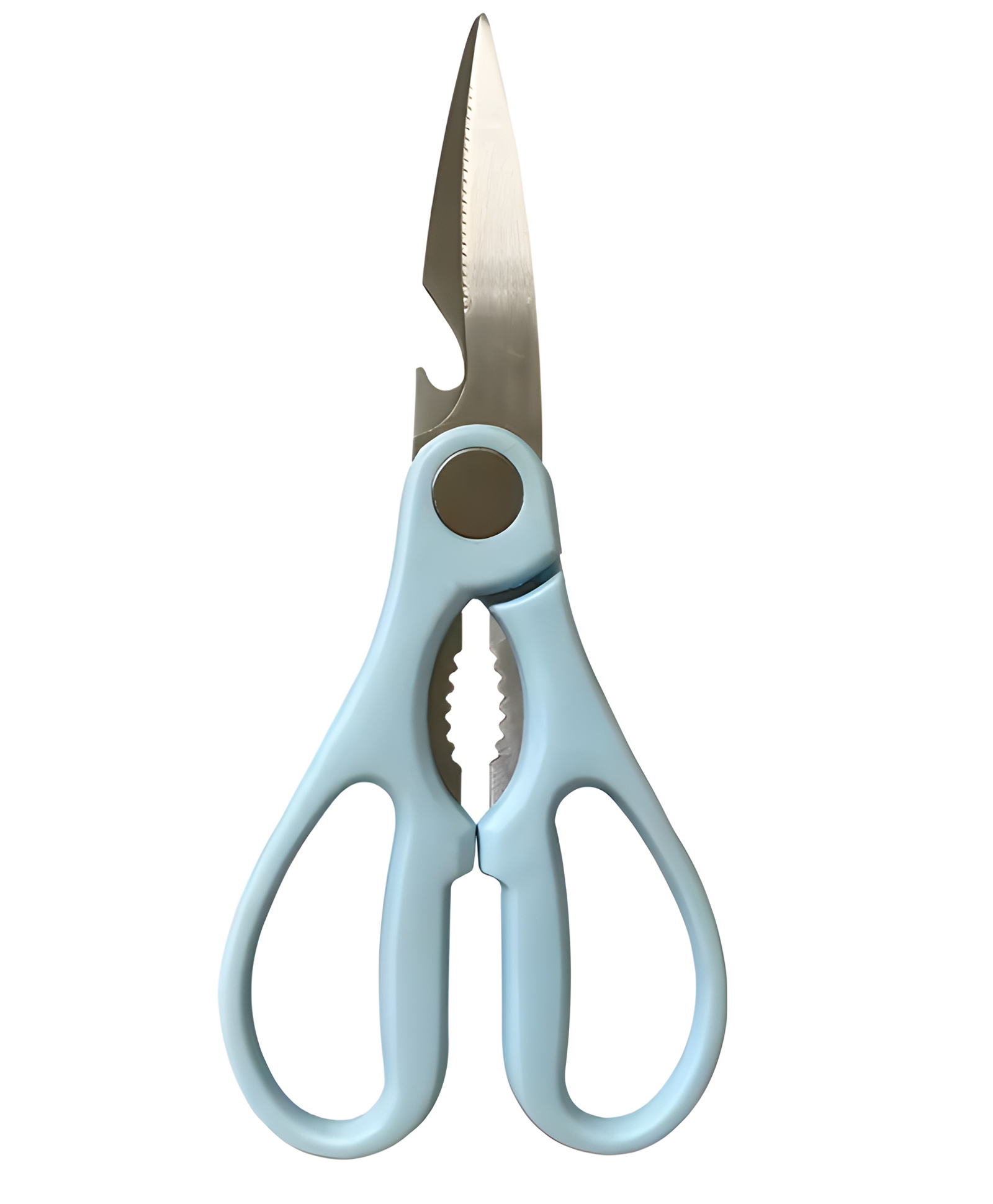 Cozy Vibes New Super Sharp Advanced Heavy Duty Kitchen Scissors Multipurpose Stainless Steel Kitchen Scissors - Pack of 1 - Color May Vary-image-4