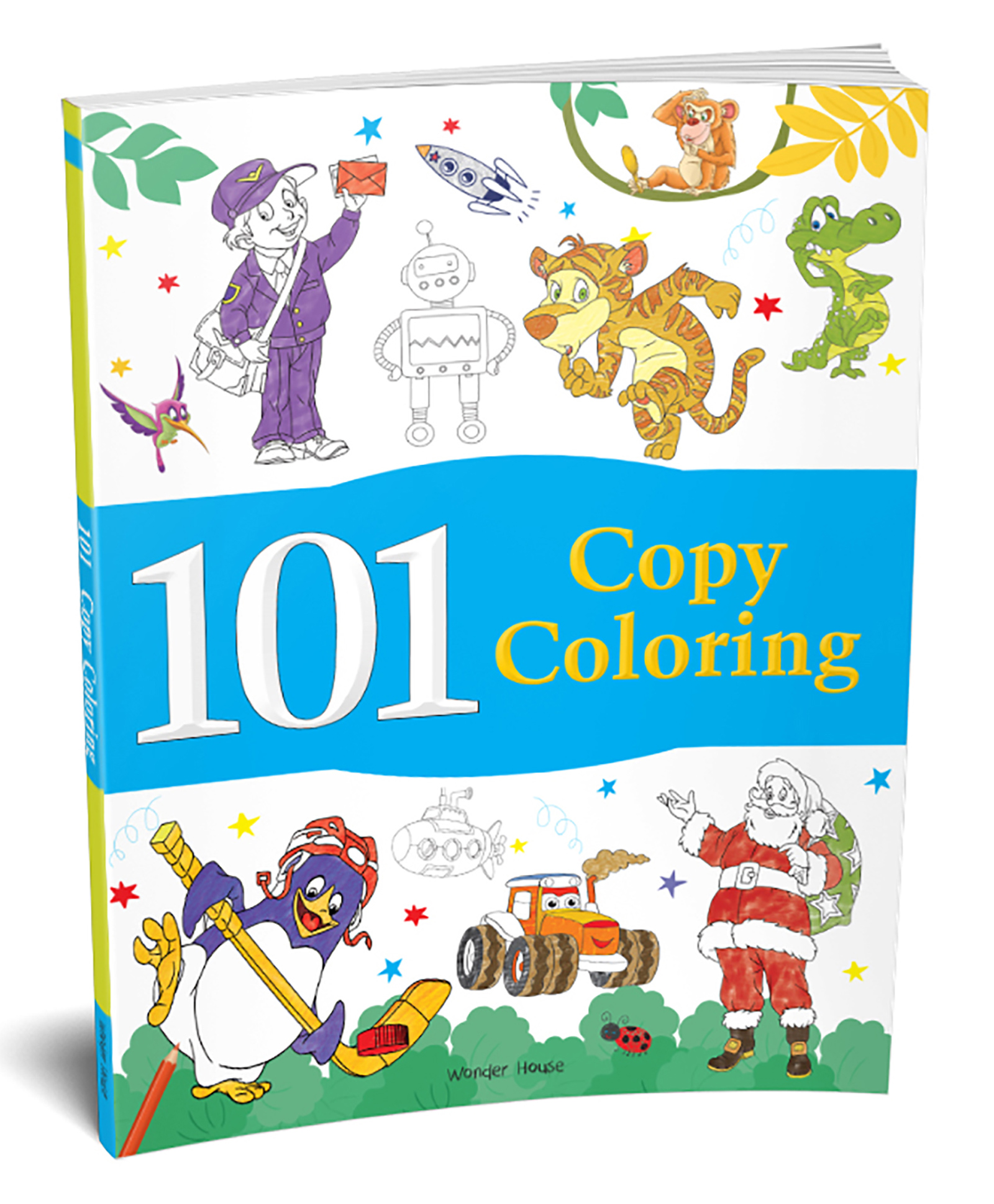 101 Copy Coloring - English