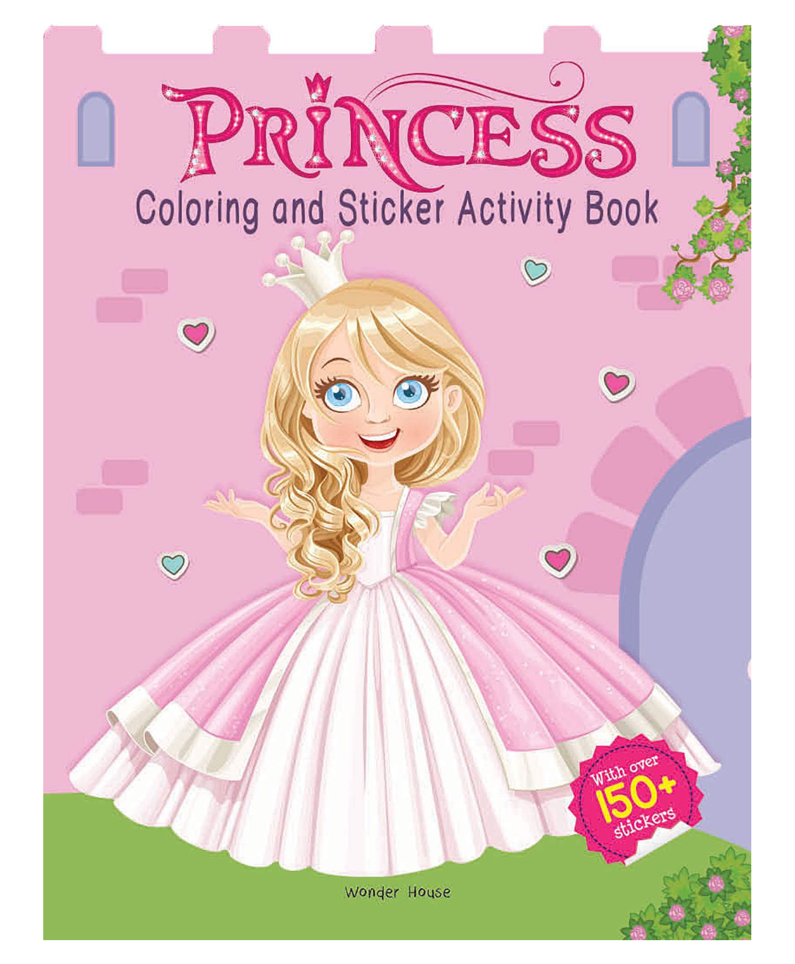 wonder house books Princesses - Coloring and Sticker Activity Book (With 150+ Stickers) - English-picture-24