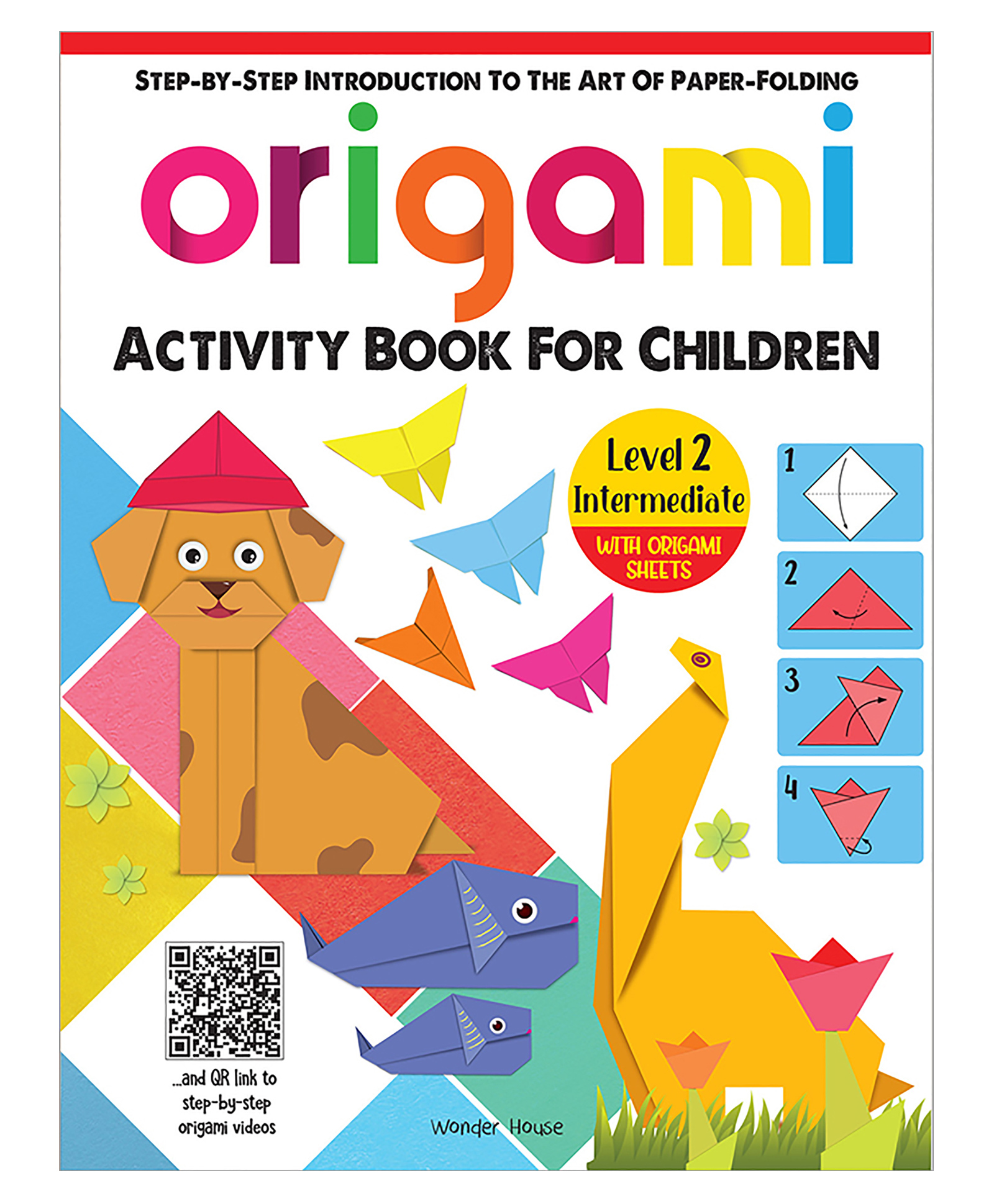 wonder house books Origami - Step-by-Step Introduction To The Art of Paper-Folding - Activity Book For Children - Level 2: Intermediate-picture-36