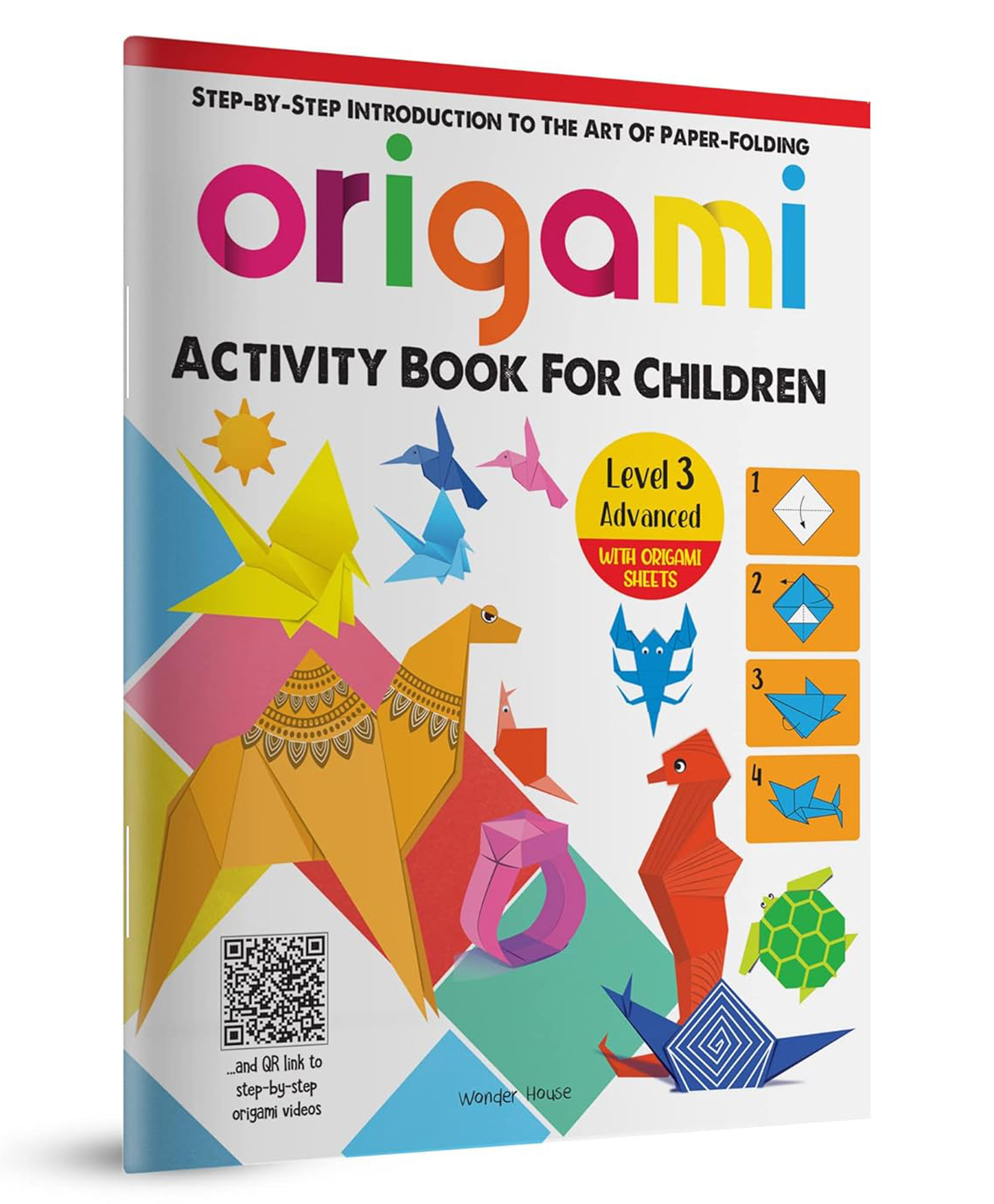 Origami - Step-by-Step Introduction To The Art of Paper-Folding - Activity Book For Children - Level 3: Advanced-image-47