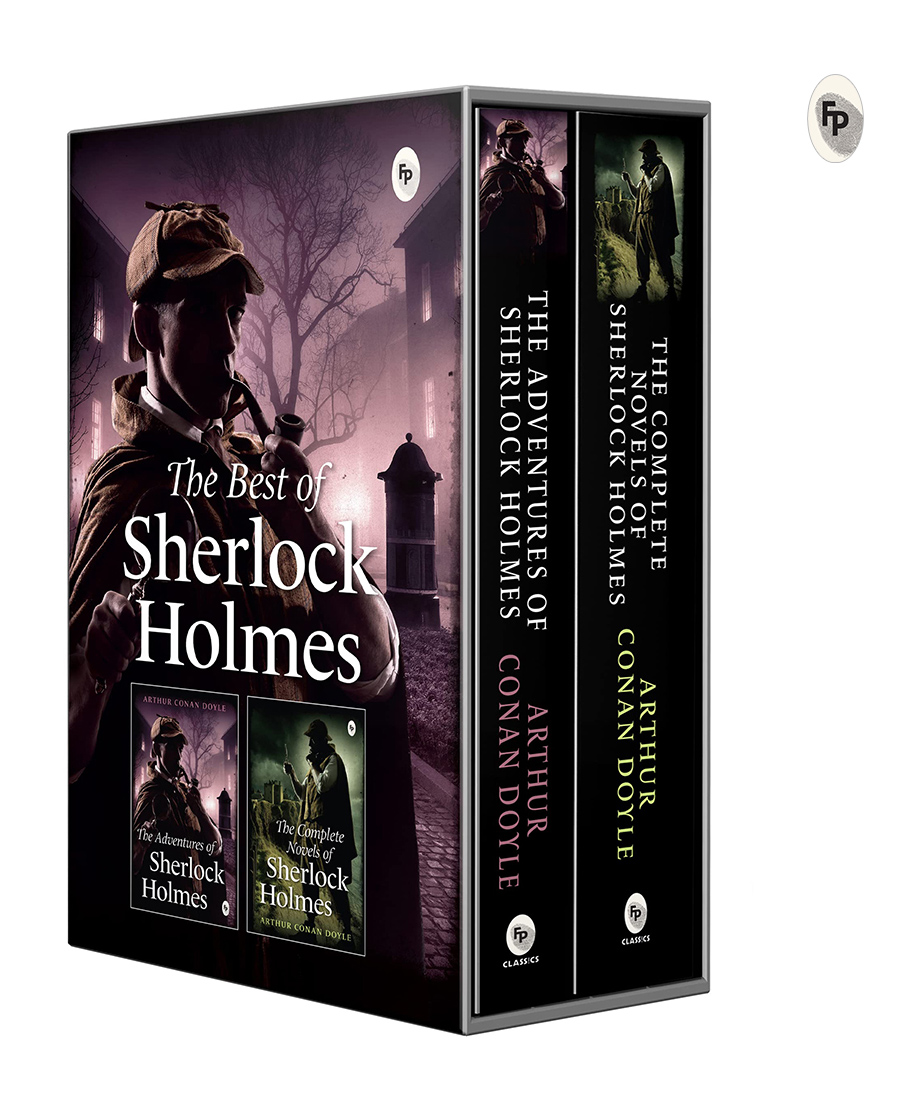 fingerprint The Best of Sherlock Holmes (Set of 2 Books), Fiction, Pack of-1-English-picture-15