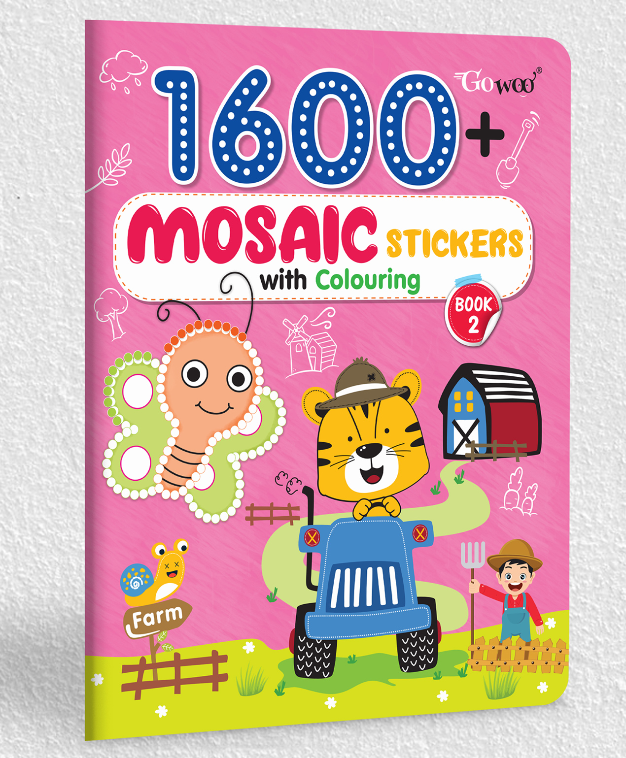 1600 Mosaic Stickers With Colouring - Book 2 | Sticker Bliss for Children-image-10