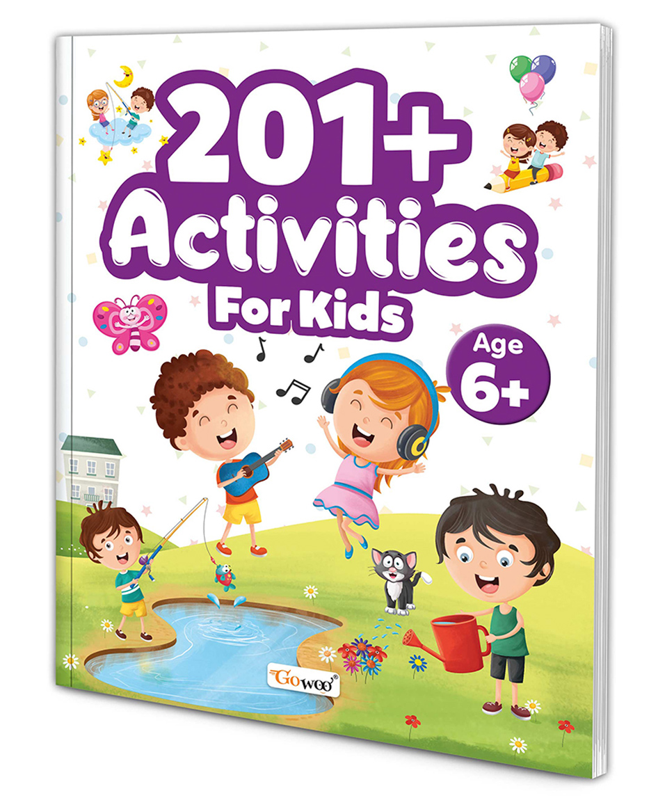 Gowoo 201+ Activities for Kids for activity learning book Brain booster book, Activities for young minds, Spot the differences, Matching games, Word search, Rhymes, Puzzle and more-English-image-9
