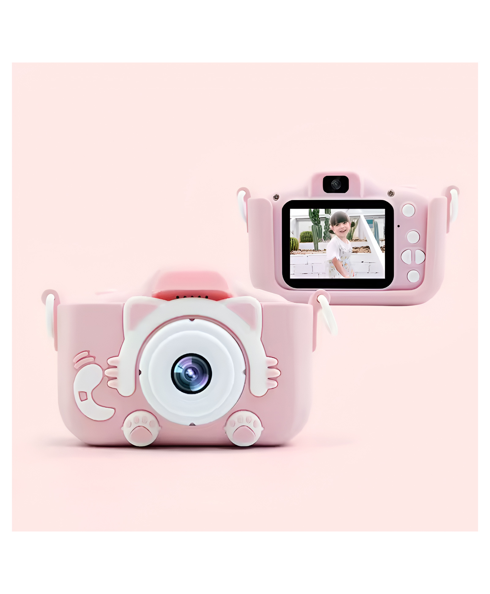 AKN Toys Children's Camera Cartoon Cat /mickey Styling HD Screen Camera Video Toy Kids Cute Camera Outdoor Photography Toy- Pack of 1 -  (color May Vary )-image-8