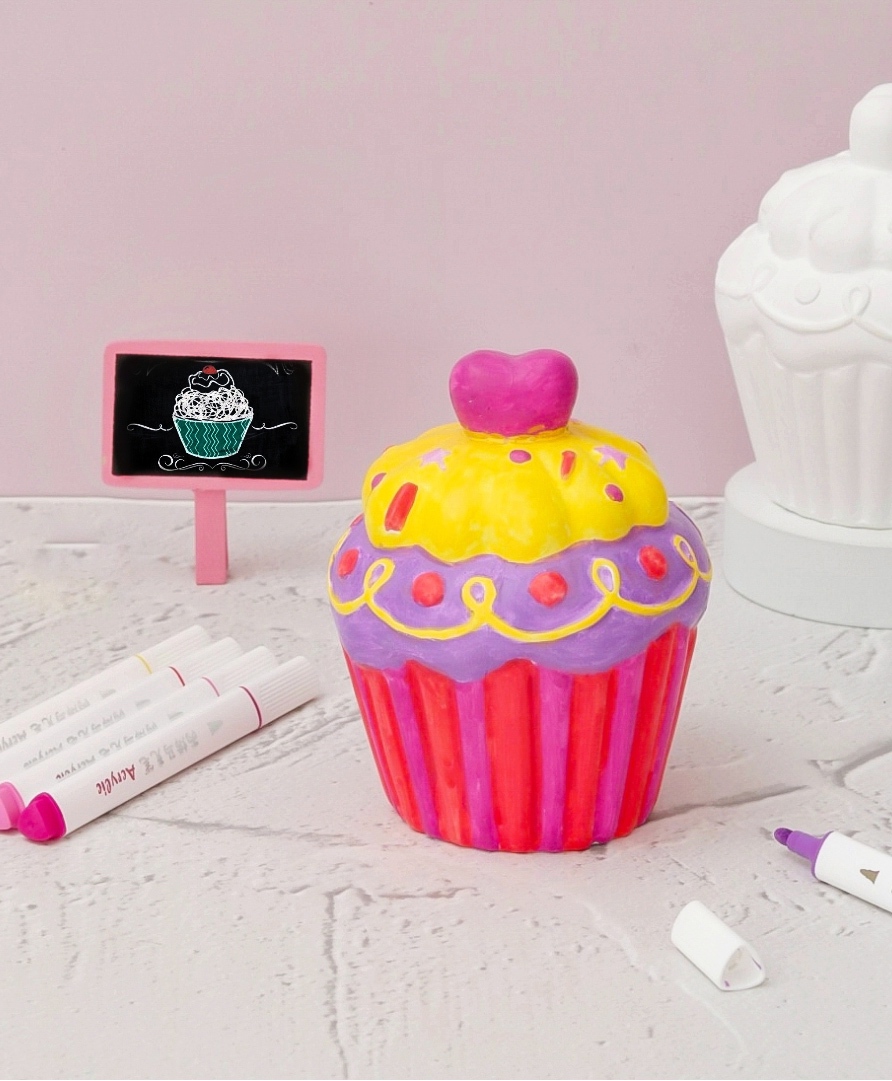 Yellow Bee Colourme Ceramics DIY Colour & Display Model Cupcake-picture-14