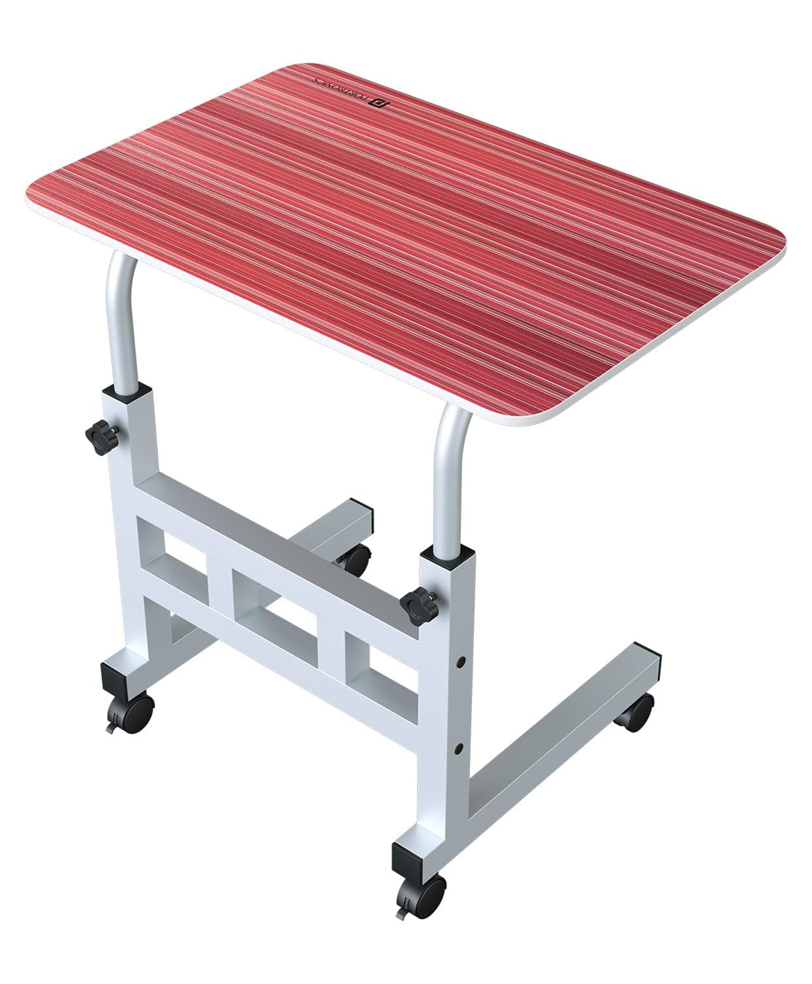 Portronics POR-2483 My Buddy D Wood Multipurpose Movable & Adjustable Table for Computer & Laptop(Crimson Red)-image-34