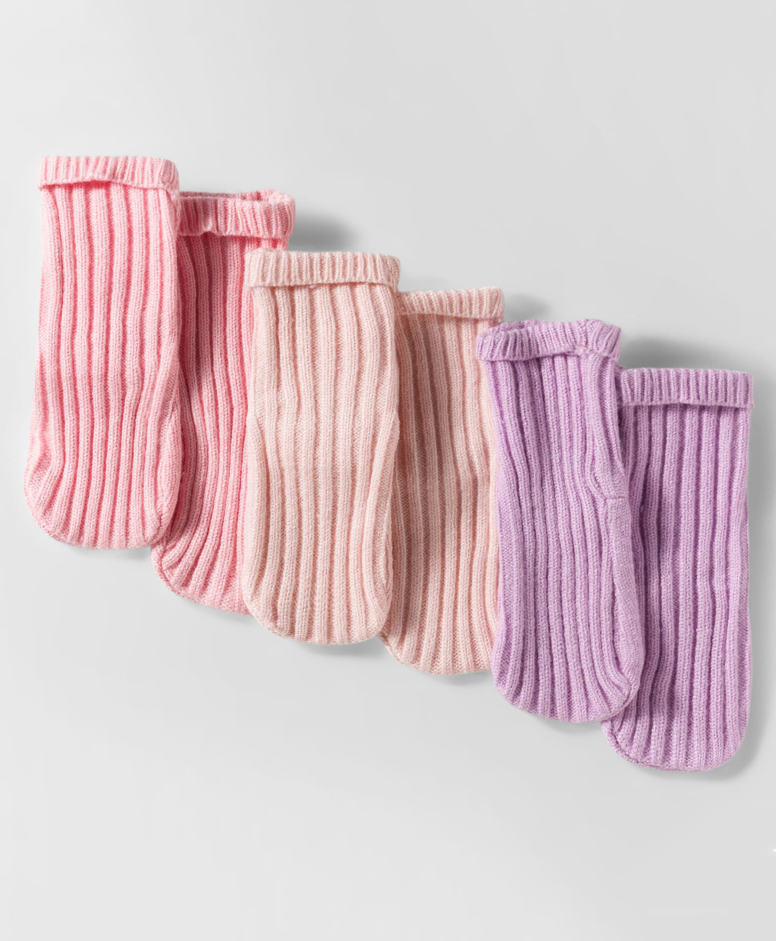 Cute Walk by Babyhug Nylon Viscose Ankle Length Woolen Socks Solid Color Pack of 3 - Multicolor-image-24