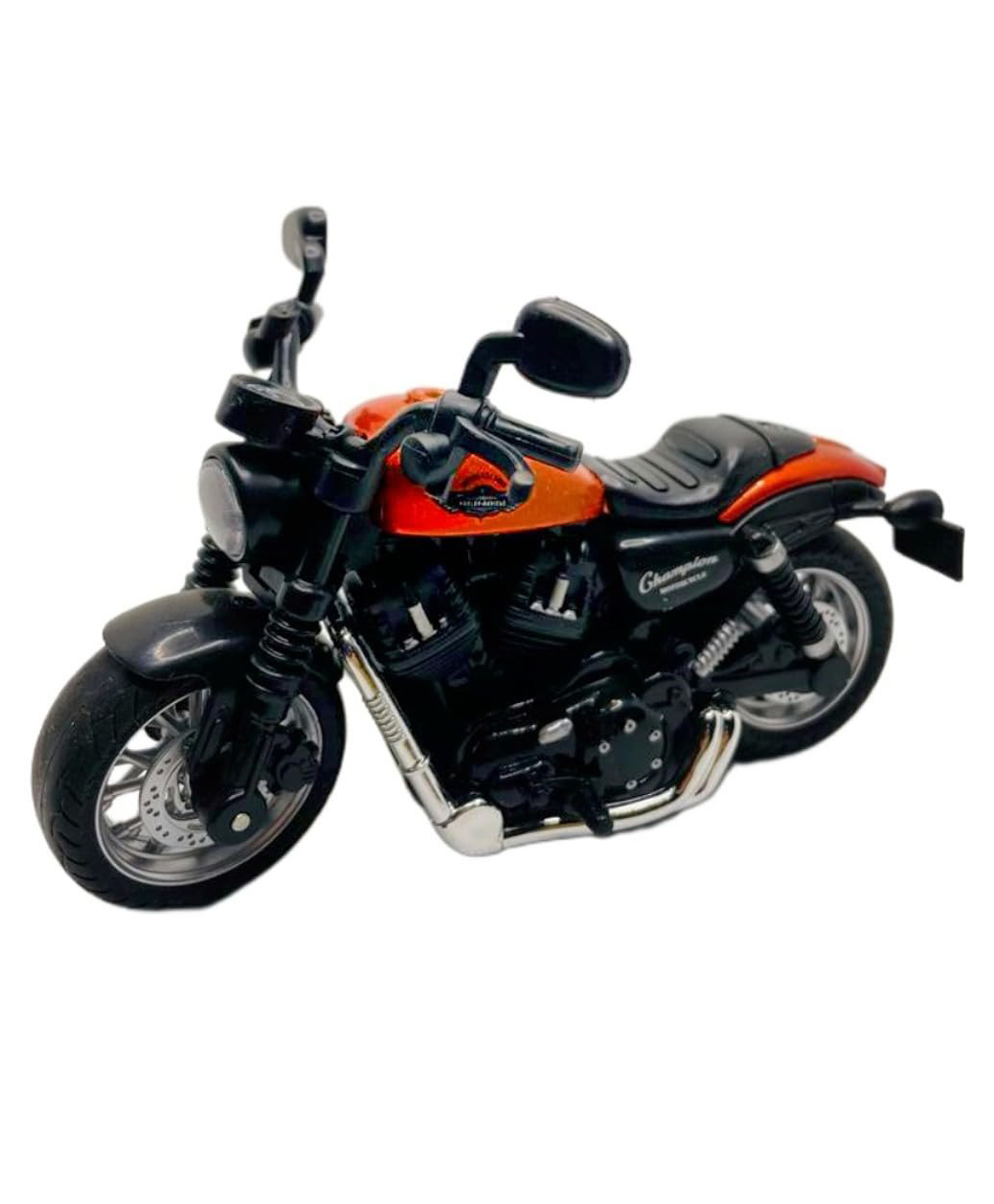 Azhari Harley 1:32 Push Back Die Cast Metal Bike-image-10