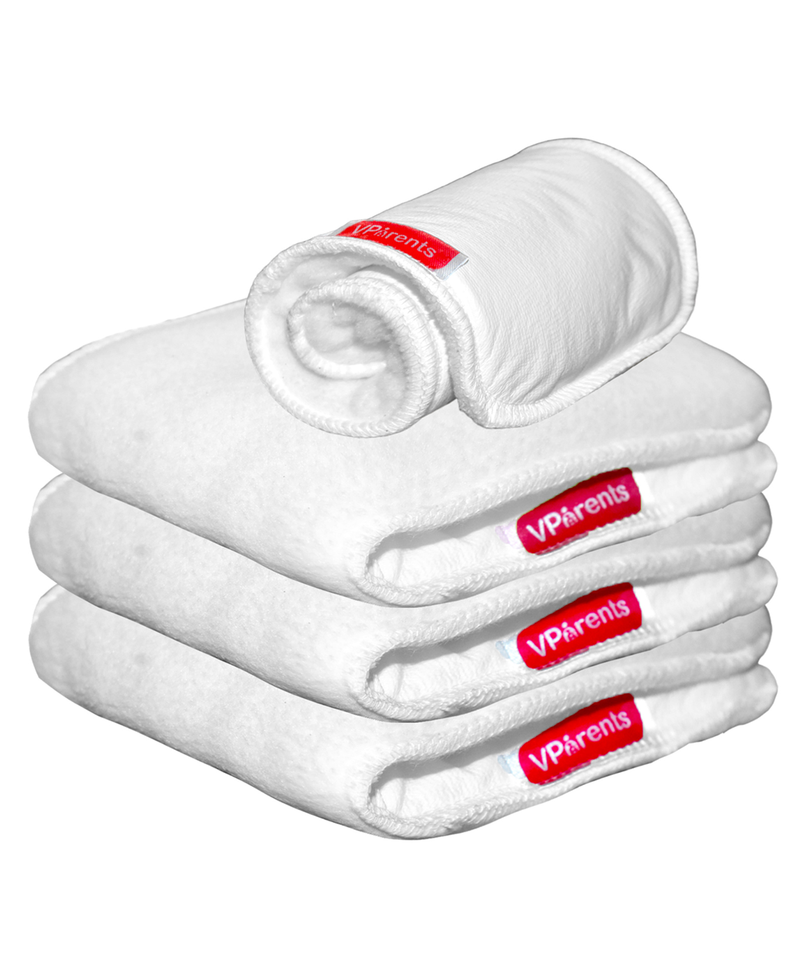 V Parents Cloth Diaper Inserts for Cloth Diaper High Absorbent 6 Layer Washable Reusable Wet Free Booster Pads Smart Dry Feel Soaker Pad Baby Diaper Liners, Pack of 4-image-14