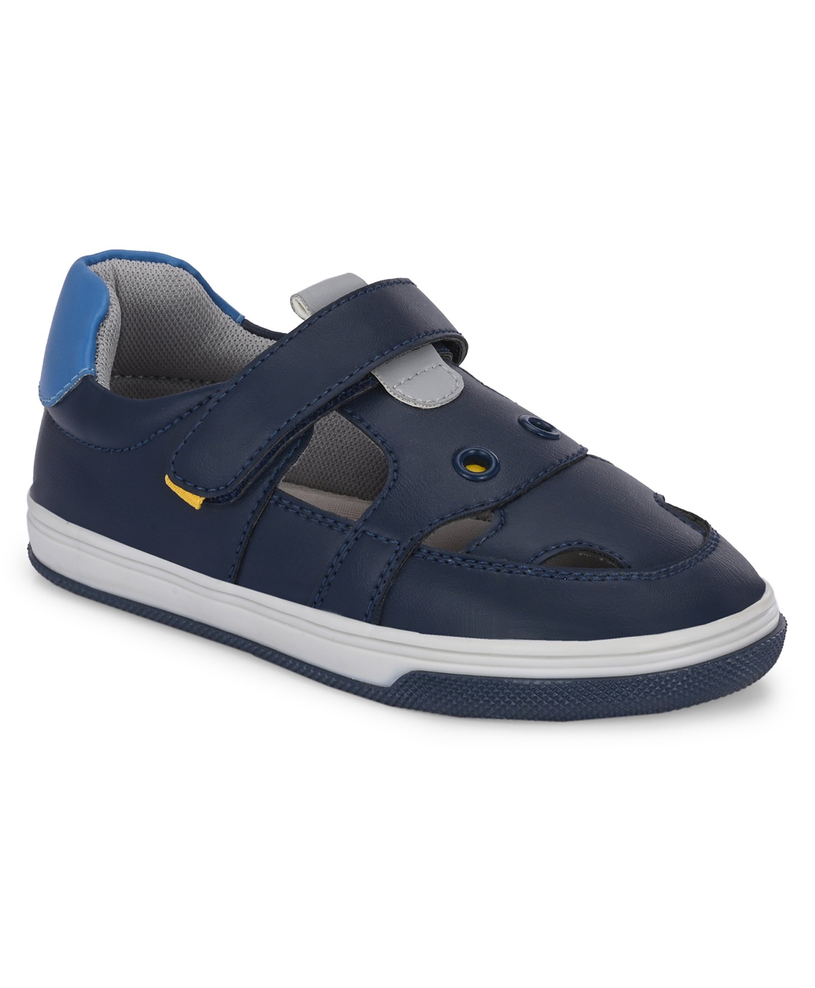 TUSKEY Cut Out Detailed Velcro Closure Shoes - Navy Blue-image-46