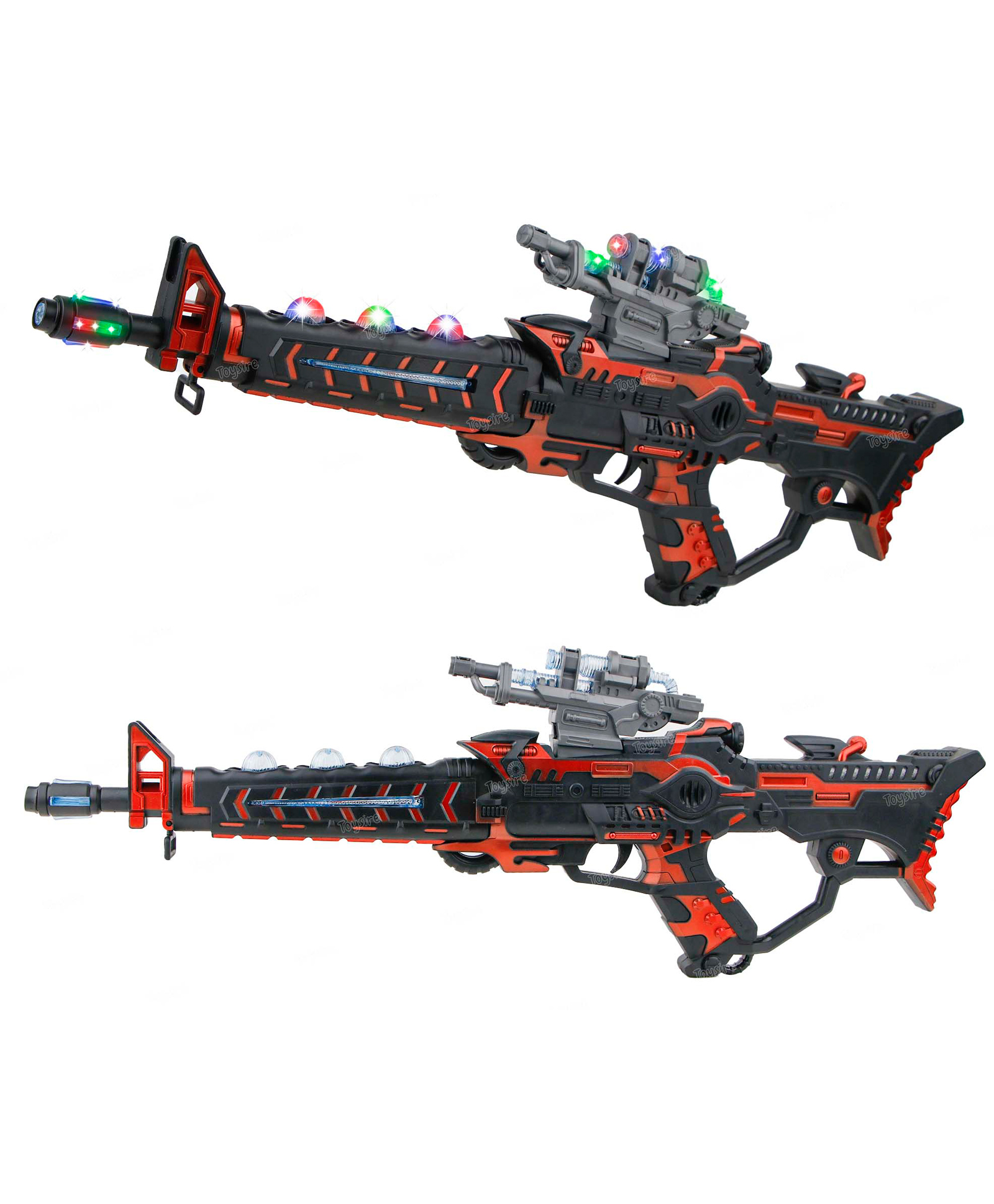Toysire Rifle Gun Toy Flashing Light Amazing Sound Army Machine Guns Electronic Weapon Toys for Kids Boys Girls Children (Pack of 1)-image-42