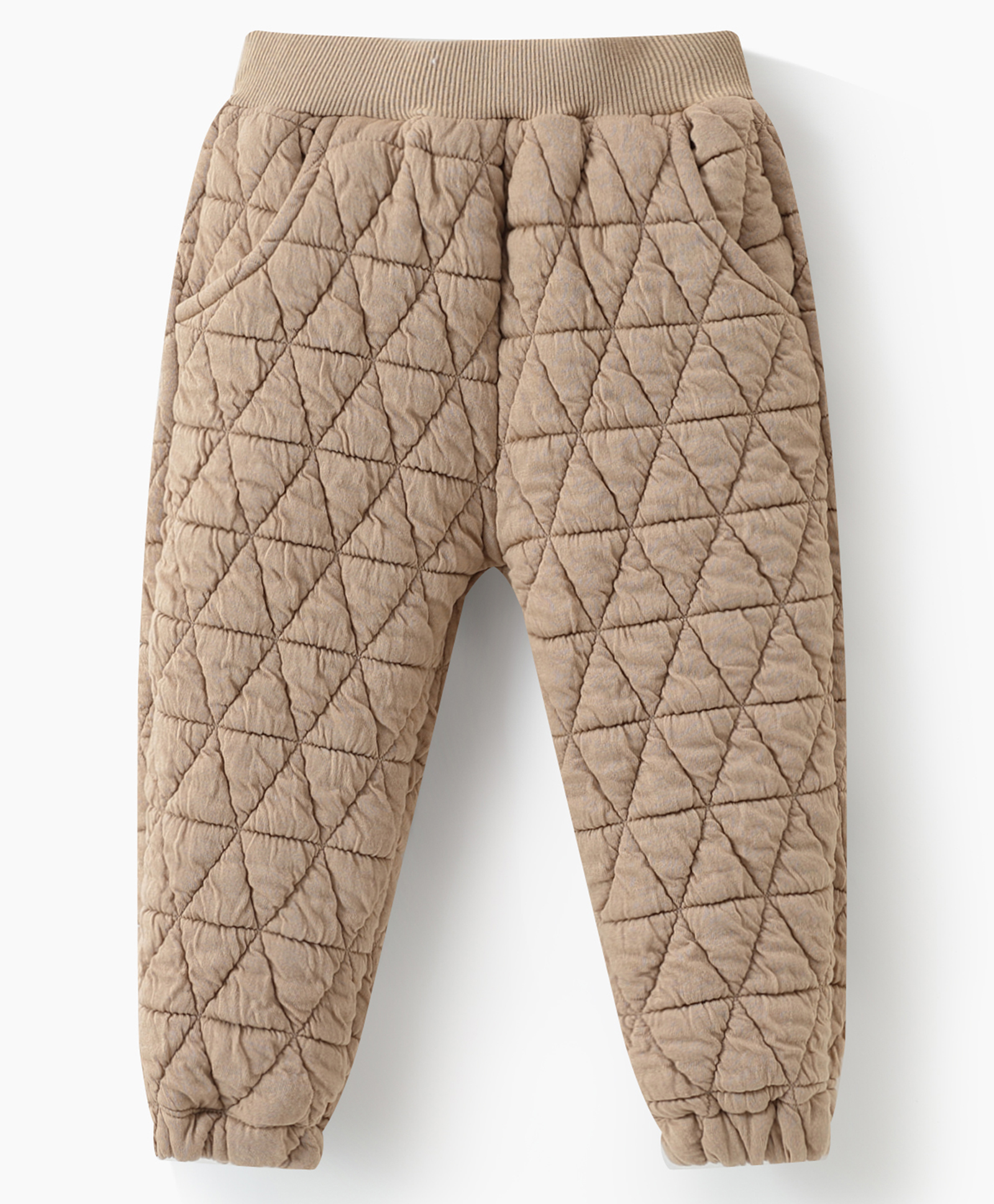 Kookie Kids Full Length Solid Lounge Pant - Khaki-picture-14