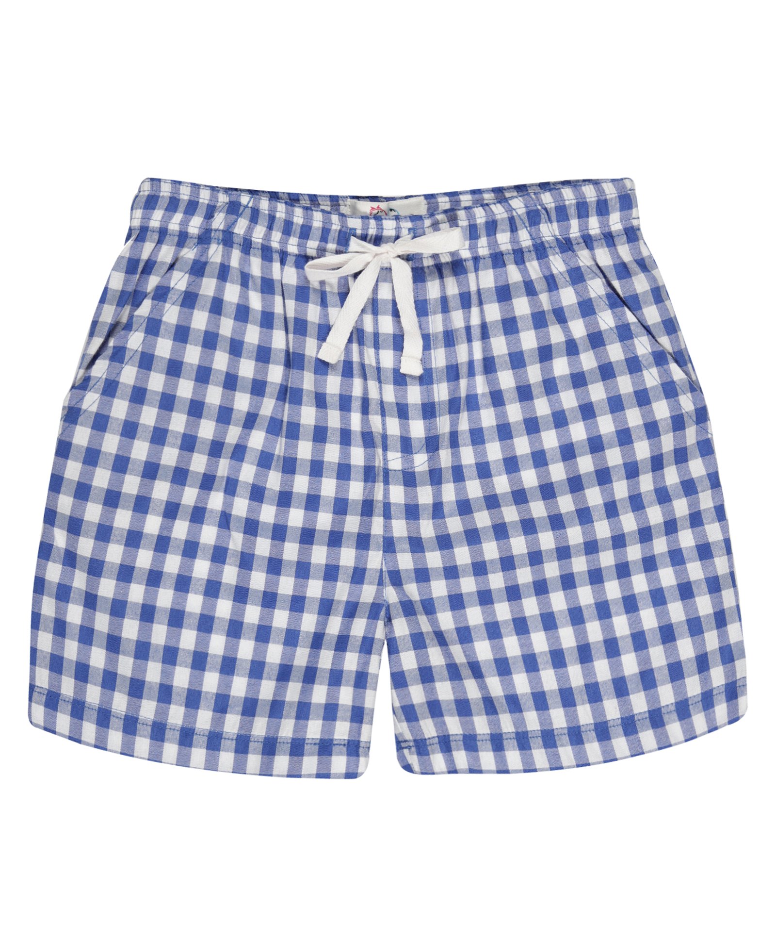 Young Birds Checked Shorts - Azure Blue-picture-25