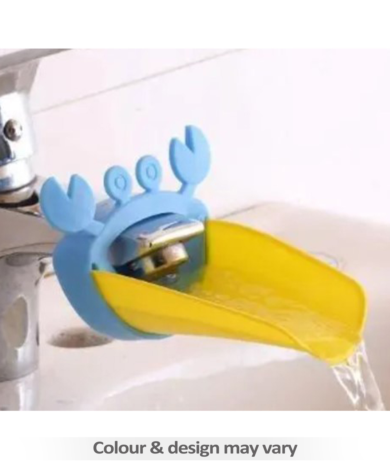 fab n funky Silicone Faucet Extender - Blue-picture-14