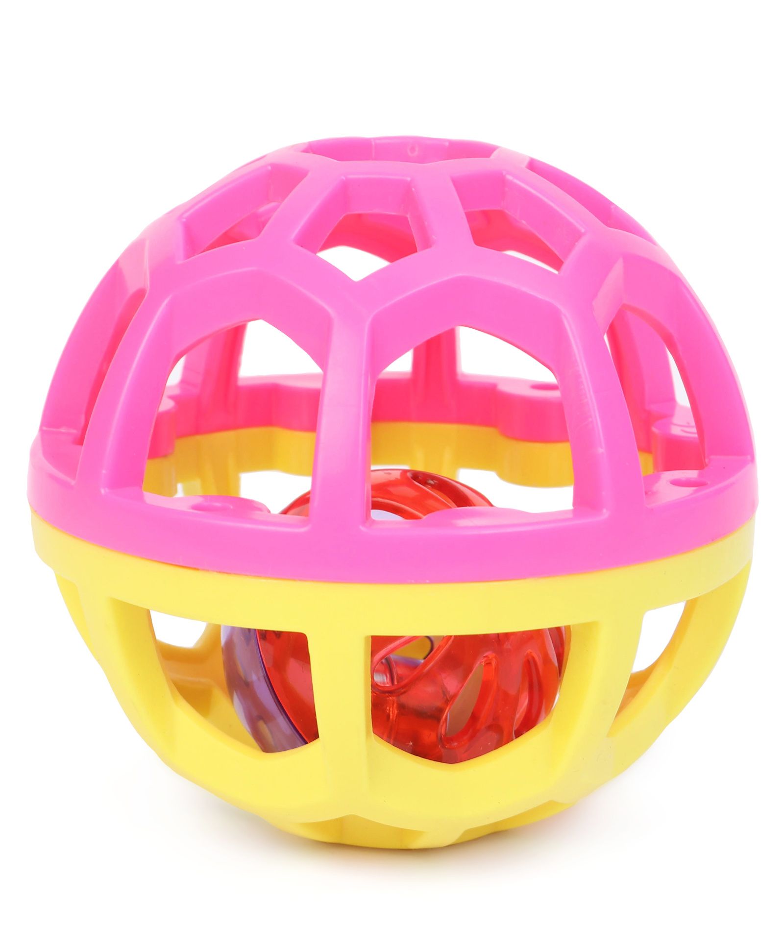 Little Hero Rattle Ball - Pink & Yellow-image-25