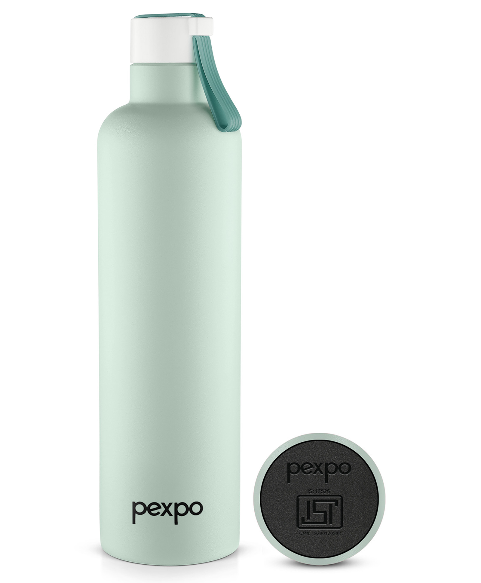 go24 Pexpo Oslo Hot & Cold Stainless Steel Water Bottle |Thermosteel Flask|Vacuum Insulated |ISI Certified |1000ml, Sea Green| Gift for Girls & Boys|Office | Home | Gym | Adults-picture-24