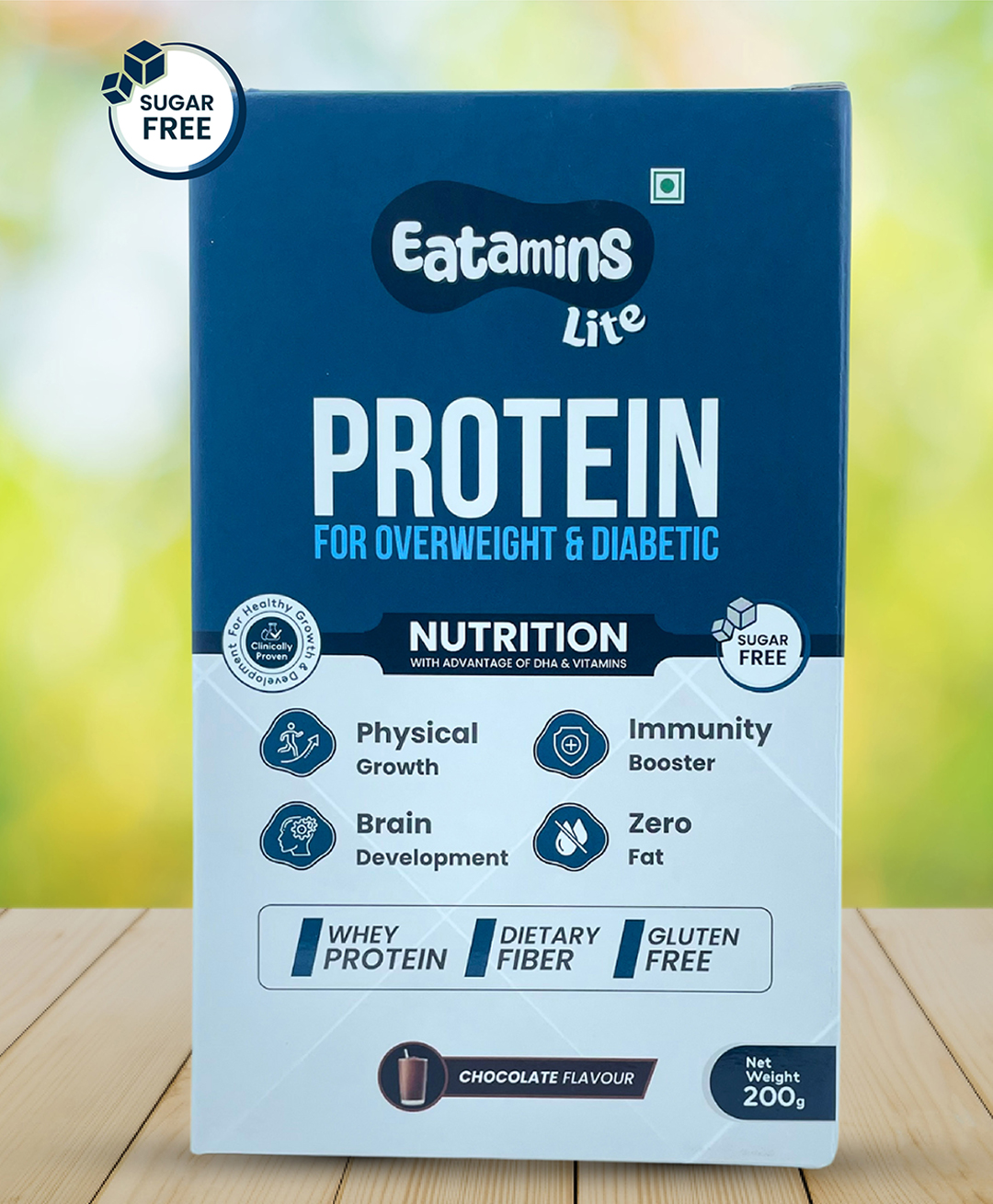 Eatamins Light Protein | Protein Powder | For Overweight and Diabetic- 250 g-image-47