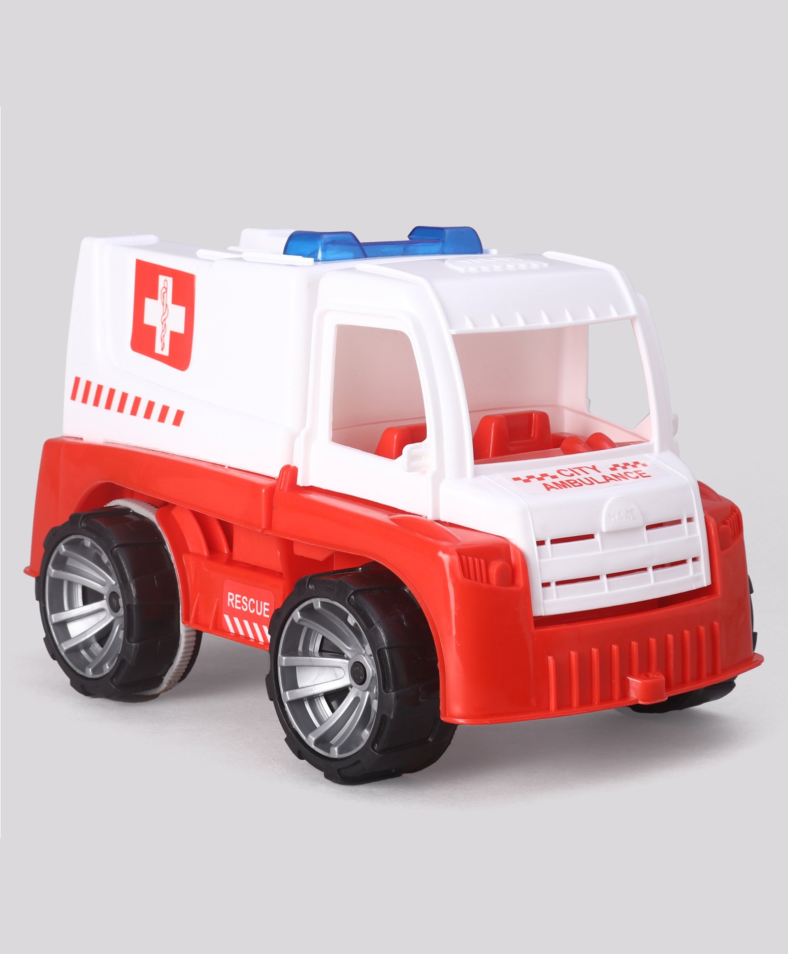 United Agencies City Ambulance Friction Power - Red and White-image-8