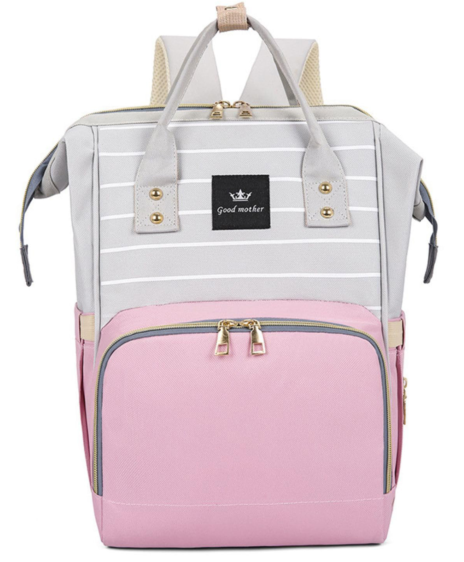 FunBlast Baby Diaper Bags for Mom for Travel  Light Pink Mother Bag-picture-23
