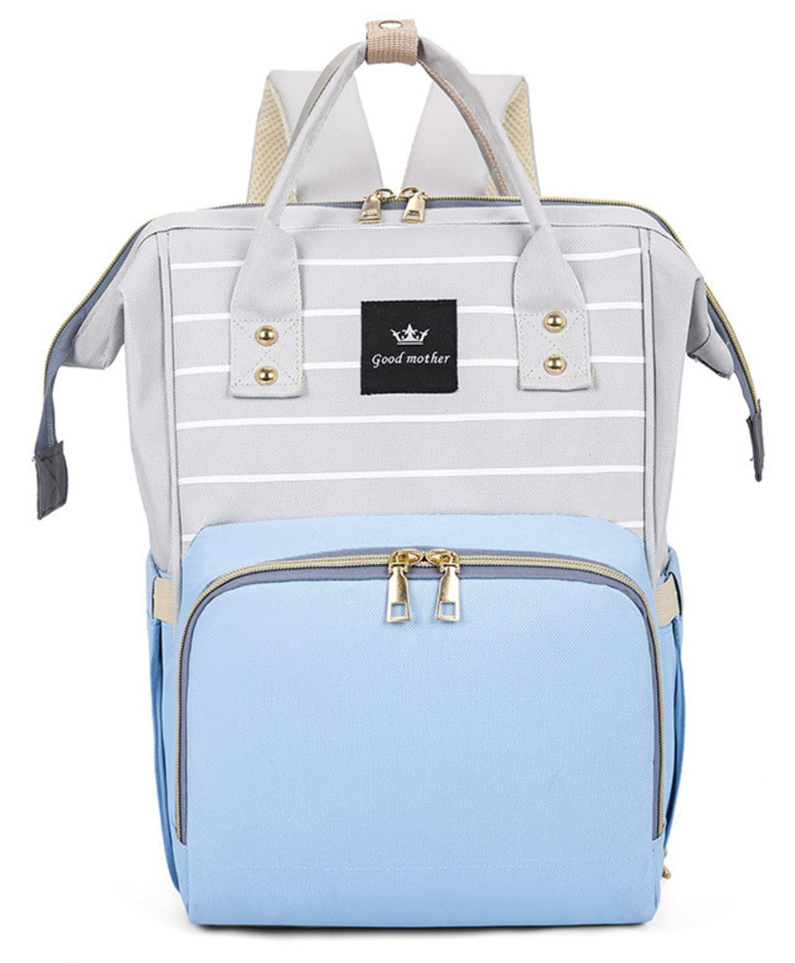 FunBlast Baby Diaper Bags for Mom for Travel  Light Blue Mother Bag-image-42