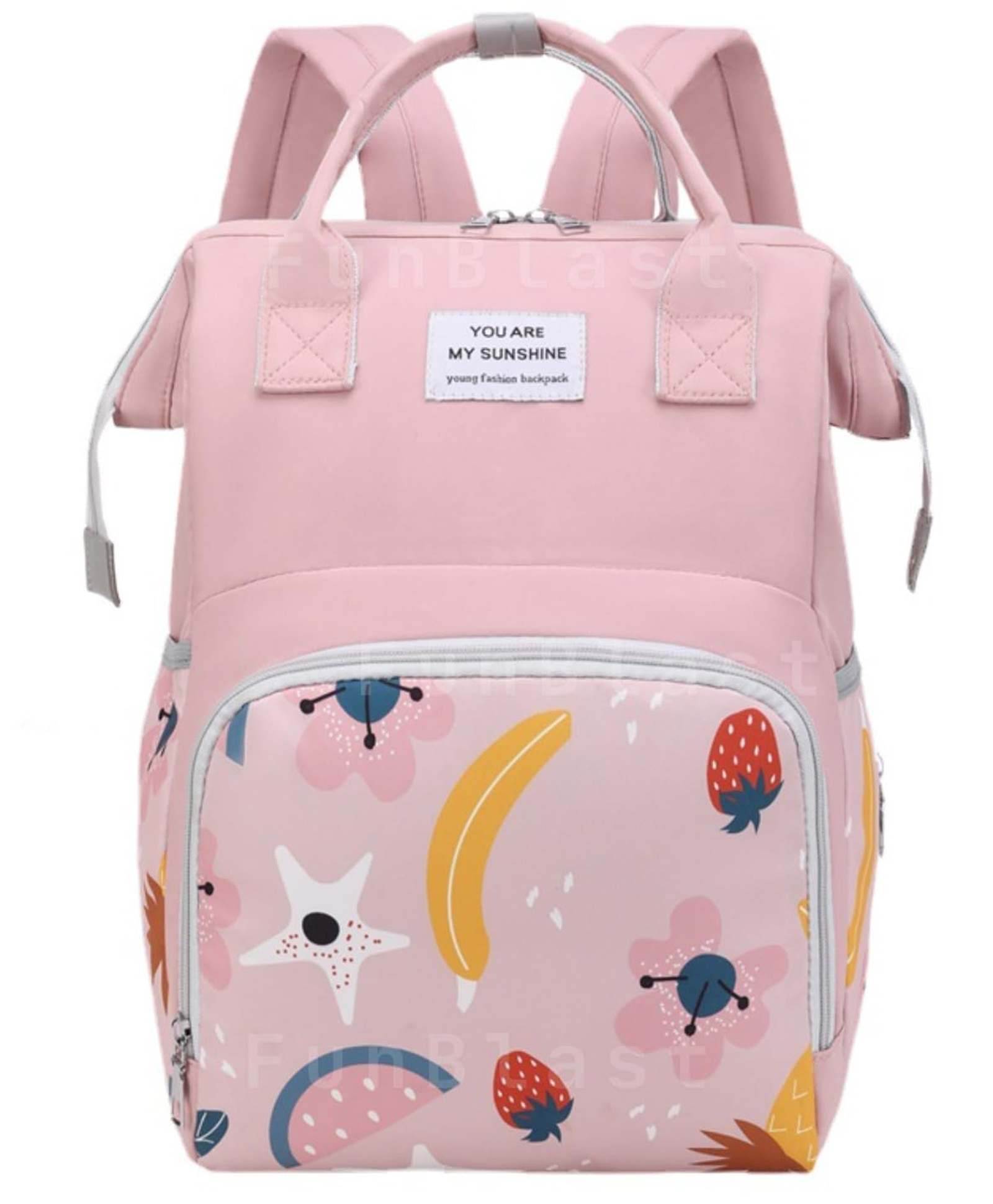FunBlast Travel Mother Backpack with Multiple Pockets  Pink-picture-26