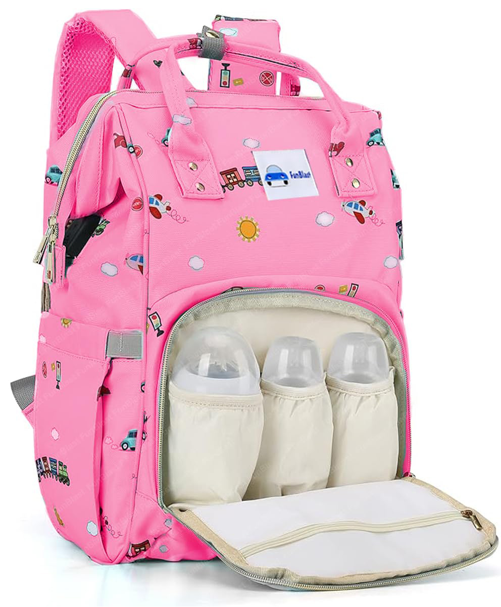 FunBlast Mother Bag with Multiple Pockets for Women  Pink-picture-20