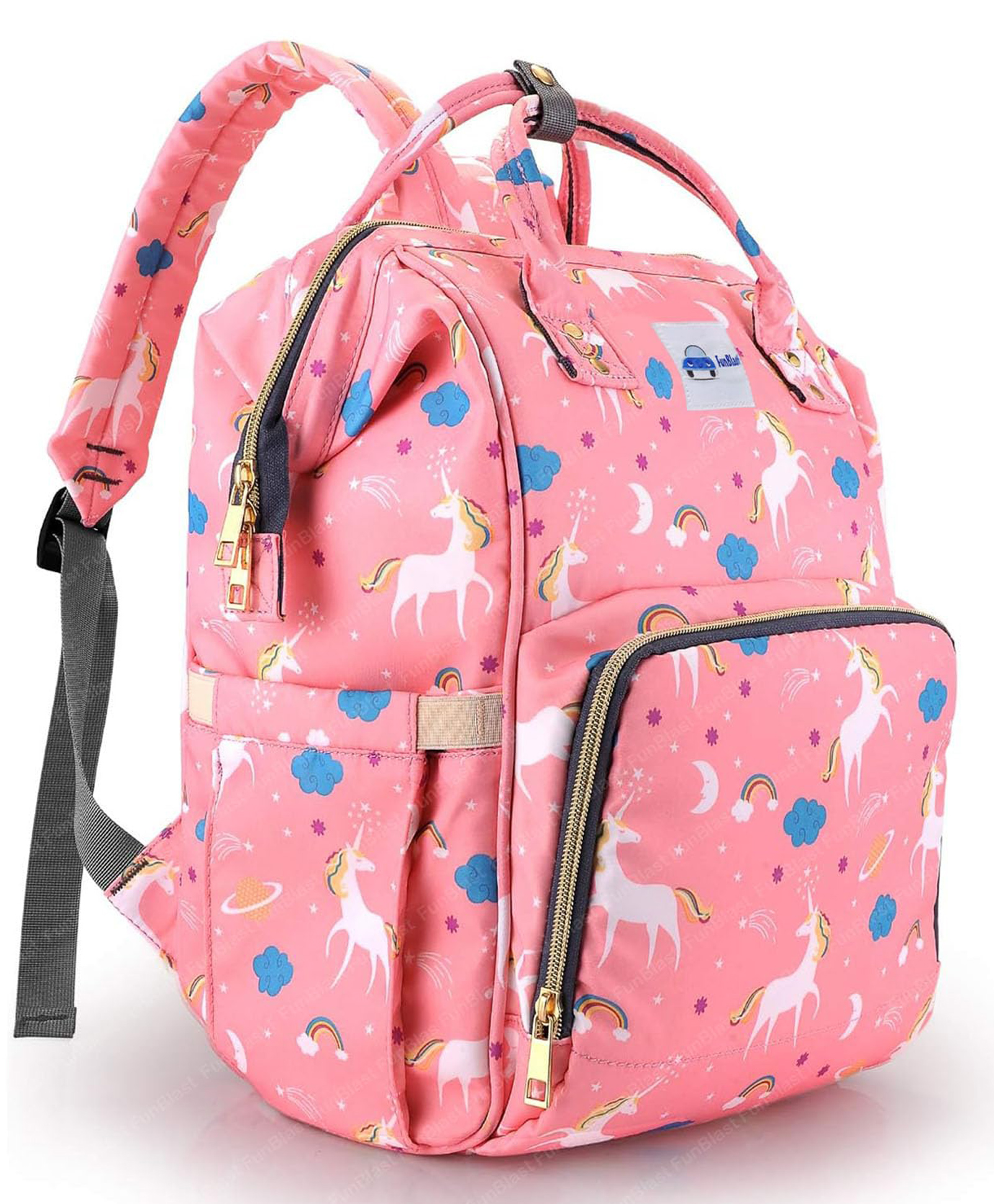 FunBlast Mother Bag with Multiple Pockets for Women  Pink-image-6