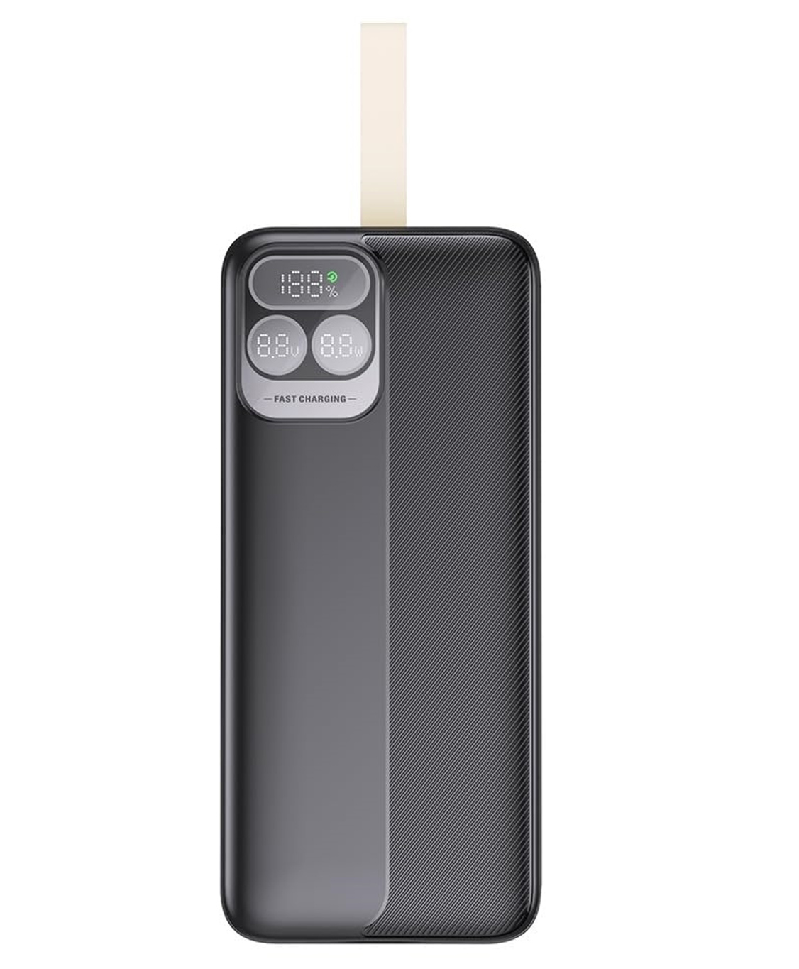 I Kall IKPB50 50,000mAh Power Bank, 65W Fast Charging, 2 USB Ports, LED Display, Laptop Charging,Li-Polymer Battery (Black)-picture-14