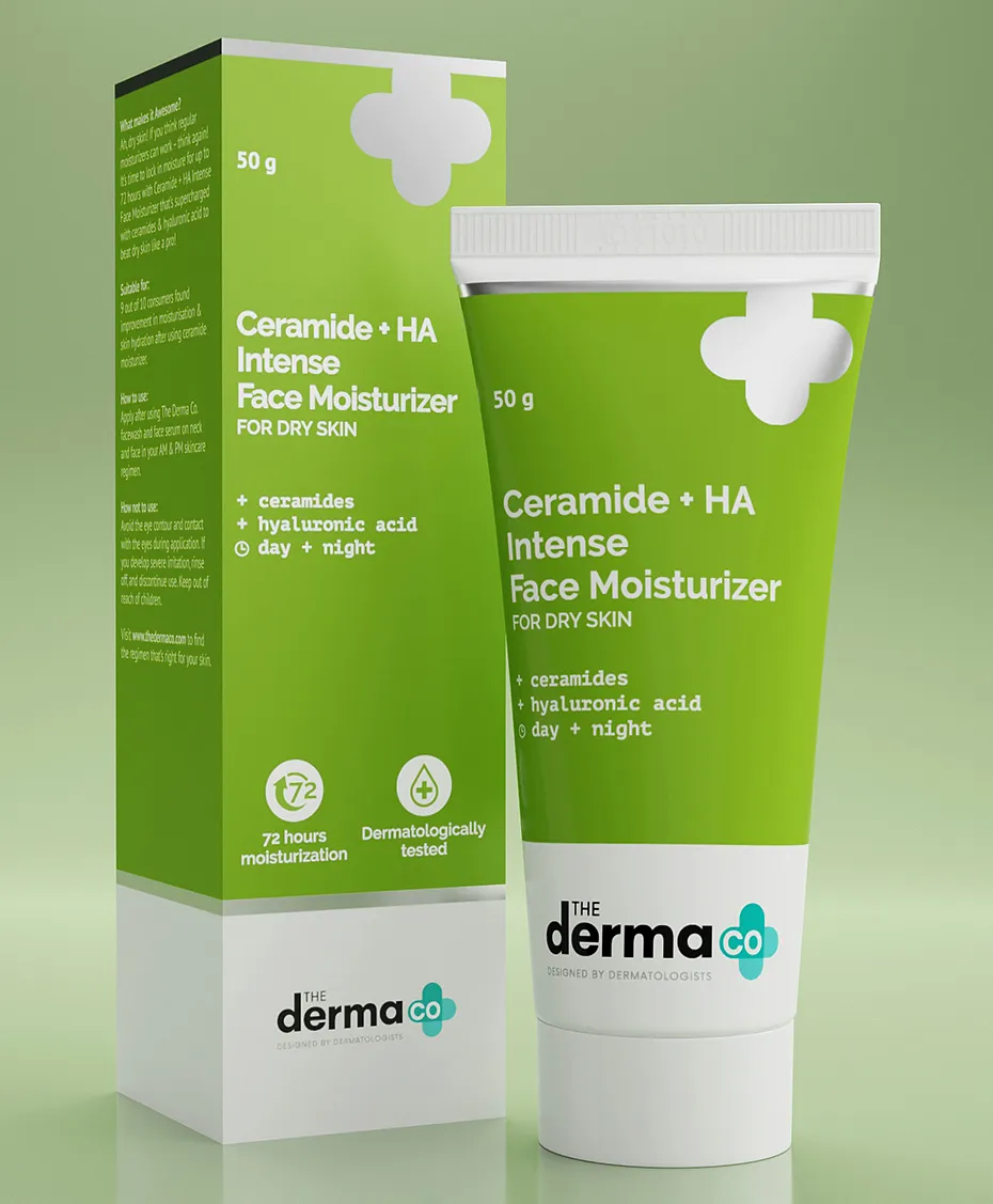 The Derma Co. Ceramide + HA Intense Face Moisturizer- 50 g Online