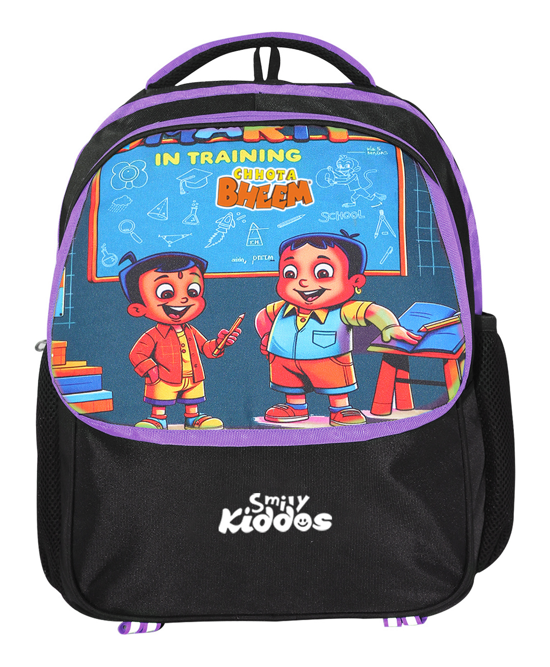 Smily Kiddos - Licensed Chhota Bheem Preschool Backpack III - Purple - 13 Inch-image-46