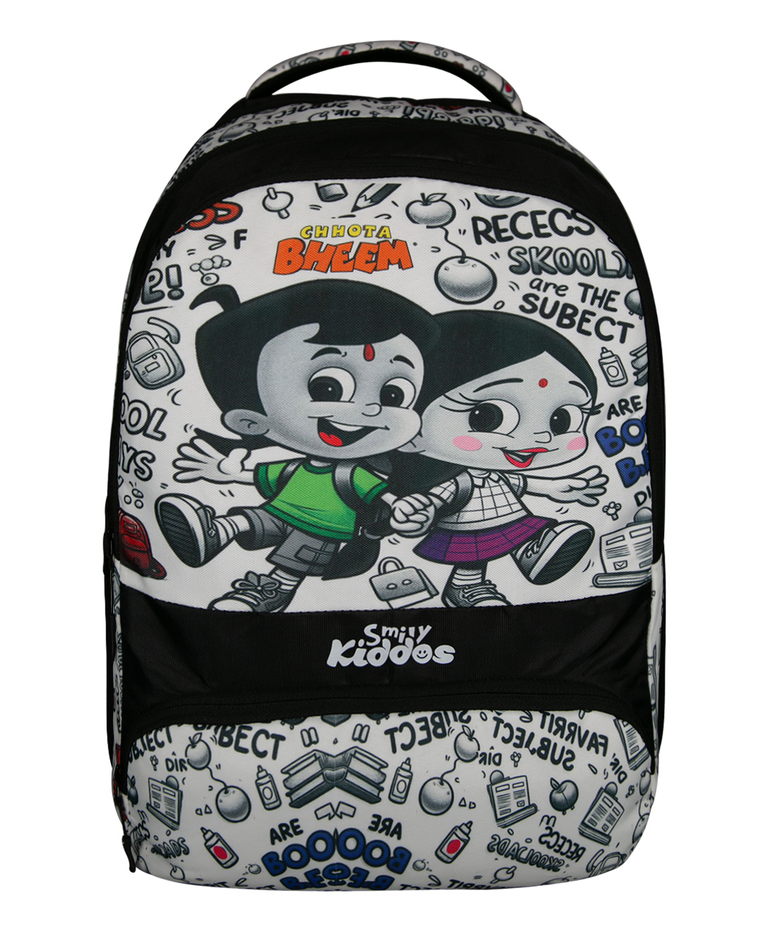 Smily Kiddos - Licensed Chhota Bheem Junior Backpack Too Cool 4 - Black Height 17.71 Inches-image-23