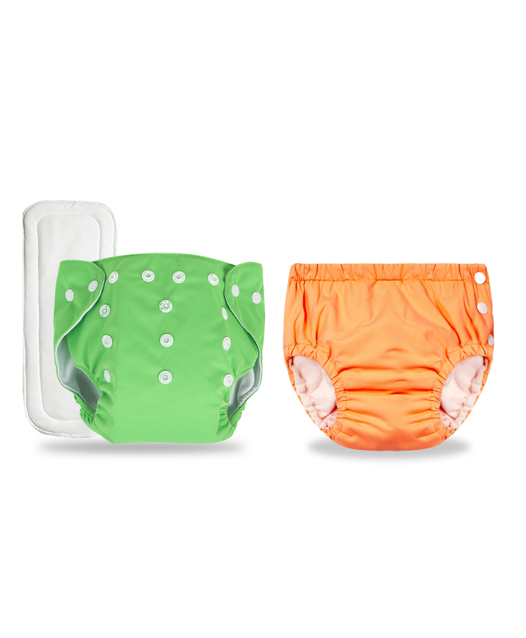 Chinmay Kids Combo of Baby Swim Diaper Waterproof Reusable Leakproof Adjustable Pool Swimsuit & Adjustable Size Baby Cloth Button Diaper Washable/Reusable Nappies for Infants With White Insert-picture-41