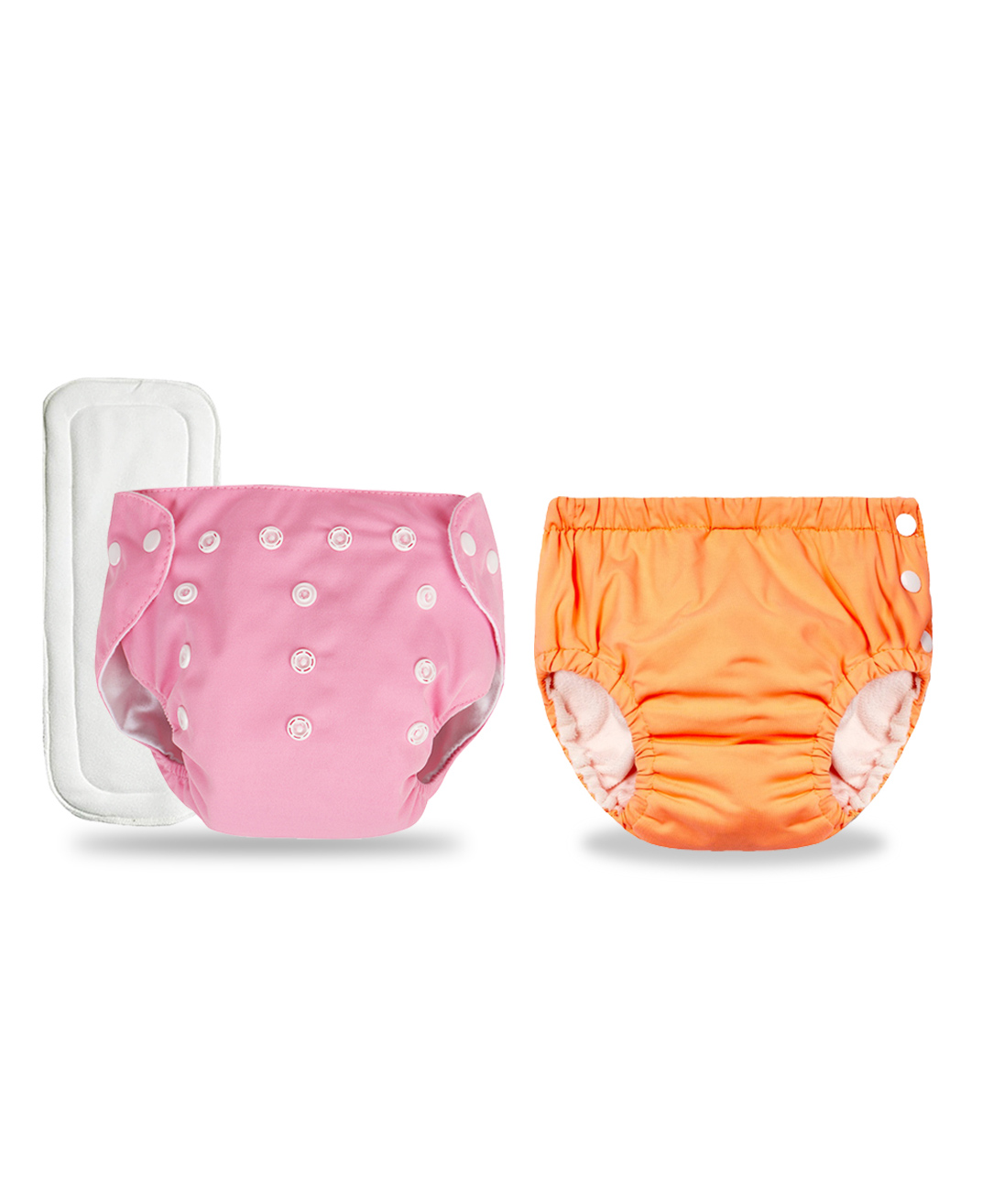 Chinmay Kids Combo of Baby Swim Diaper Waterproof Reusable Leakproof Adjustable Pool Swimsuit & Adjustable Size Baby Cloth Button Diaper Washable/Reusable Nappies for Infants With White Insert-picture-40