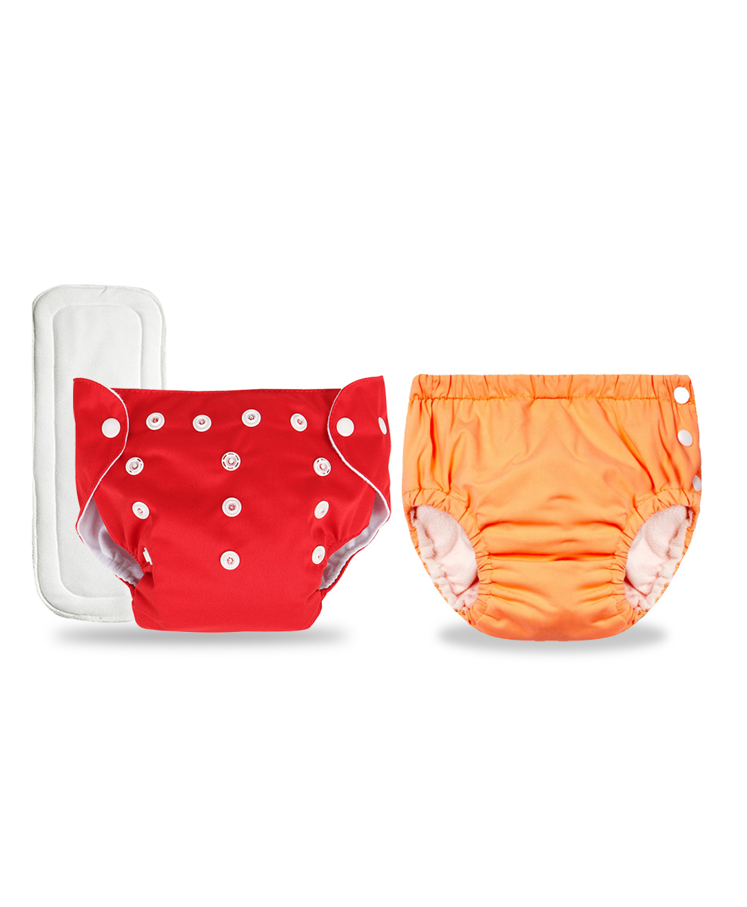 Chinmay Kids Combo of Baby Swim Diaper Waterproof Reusable Leakproof Adjustable Pool Swimsuit & Adjustable Size Baby Cloth Button Diaper Washable/Reusable Nappies for Infants With White Insert-picture-47