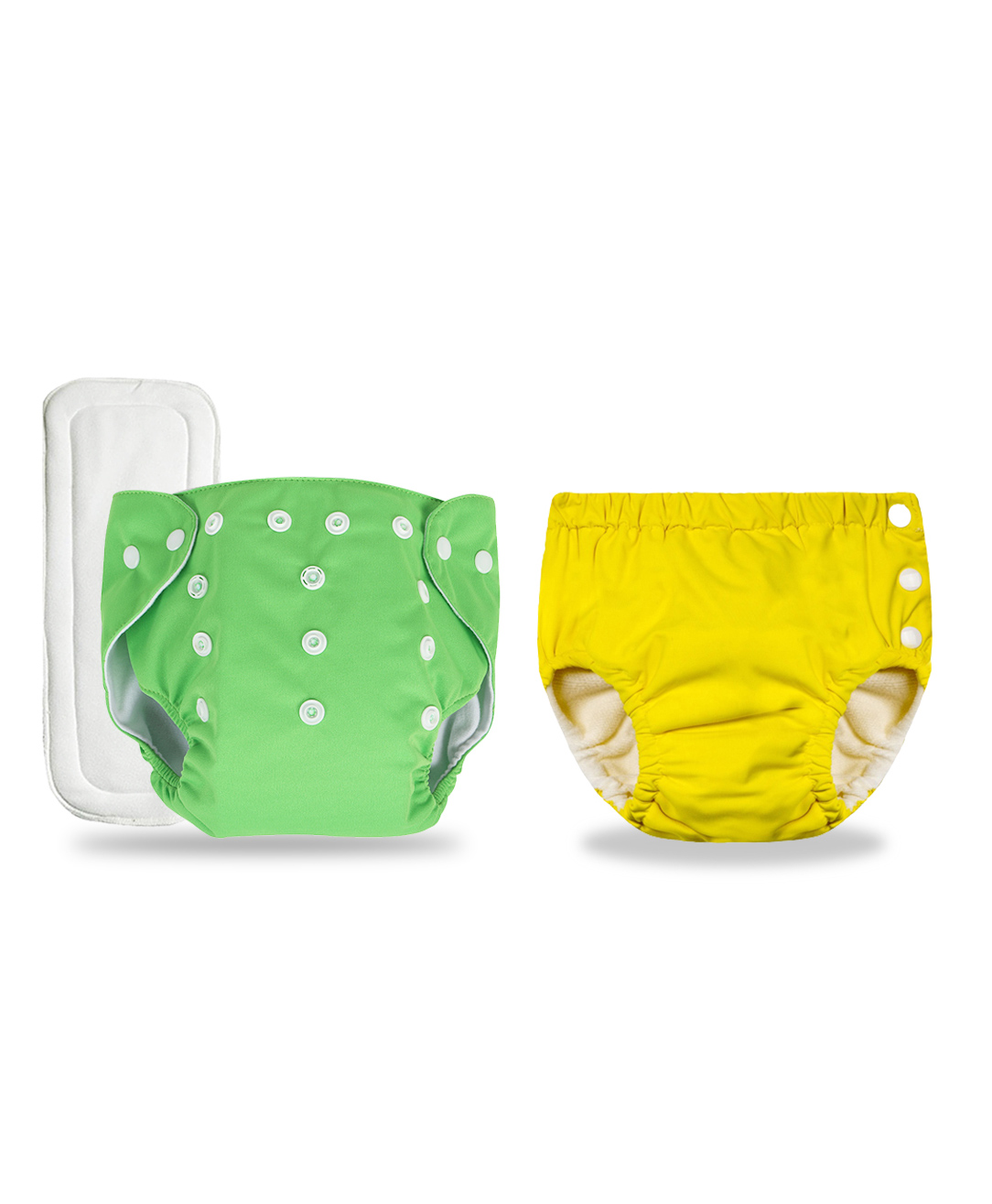 Chinmay Kids Combo of Baby Swim Diaper Waterproof Reusable Leakproof Adjustable Pool Swimsuit & Adjustable Size Baby Cloth Button Diaper Washable/Reusable Nappies for Infants With White Insert-picture-48