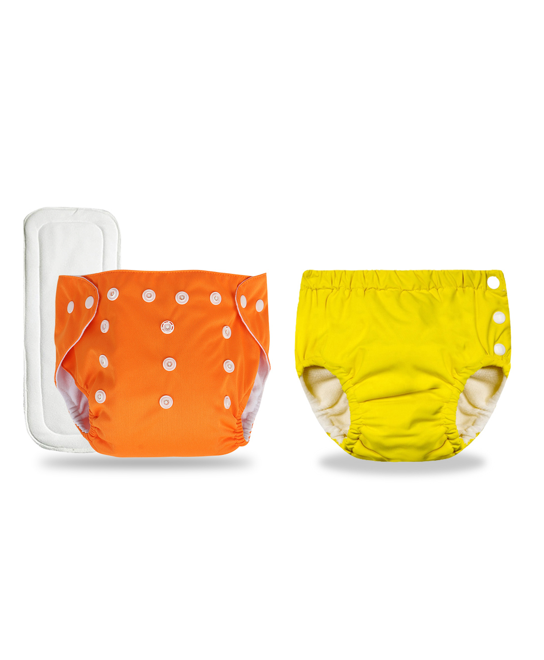 Chinmay Kids Combo of Baby Swim Diaper Waterproof Reusable Leakproof Adjustable Pool Swimsuit & Adjustable Size Baby Cloth Button Diaper Washable/Reusable Nappies for Infants With White Insert-picture-49