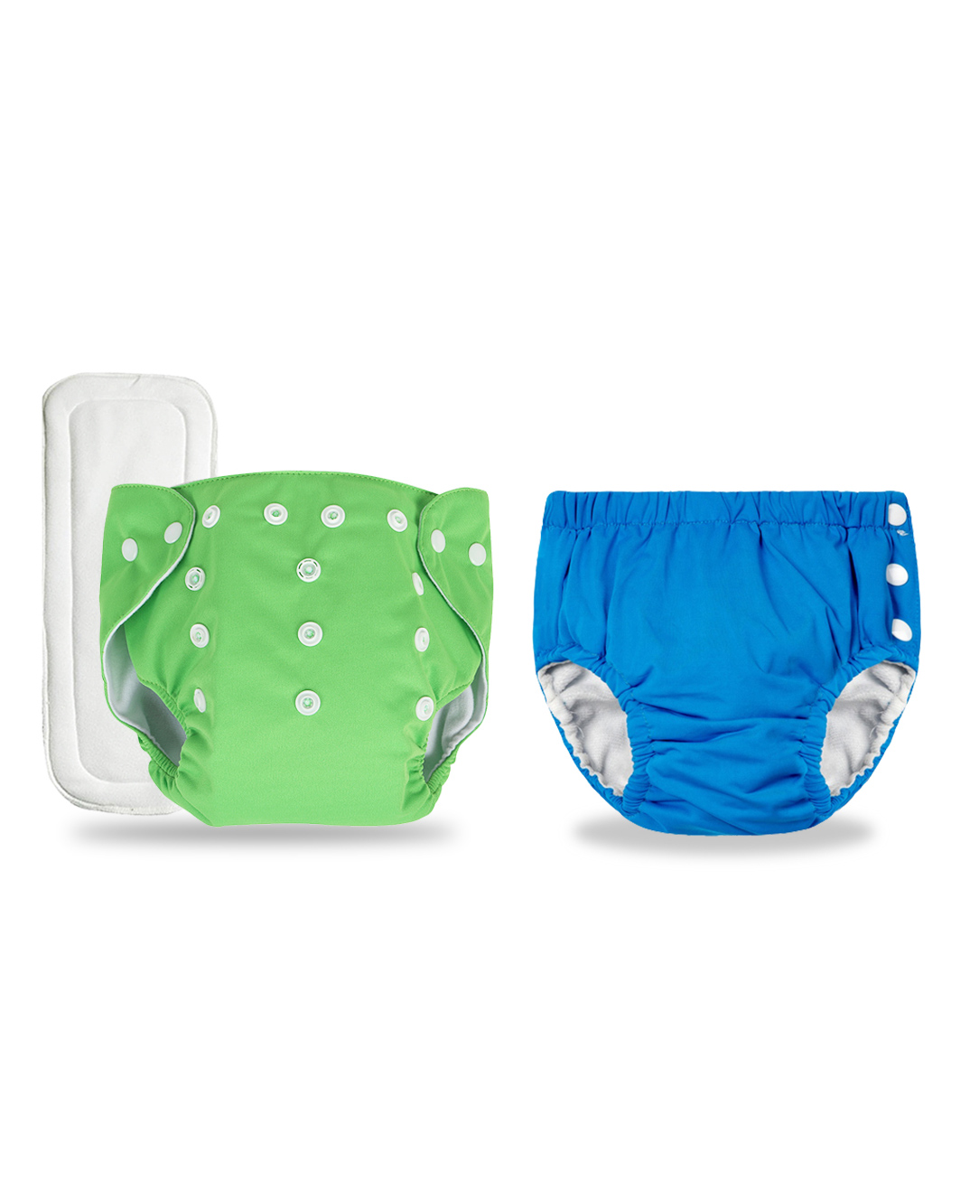 Chinmay Kids Combo of Baby Swim Diaper Waterproof Reusable Leakproof Adjustable Pool Swimsuit & Adjustable Size Baby Cloth Button Diaper Washable/Reusable Nappies for Infants With White Insert-picture-46
