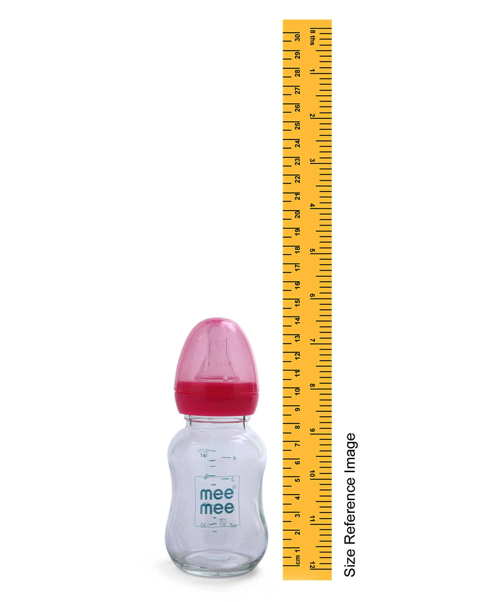 mee mee glass feeding bottle 120ml