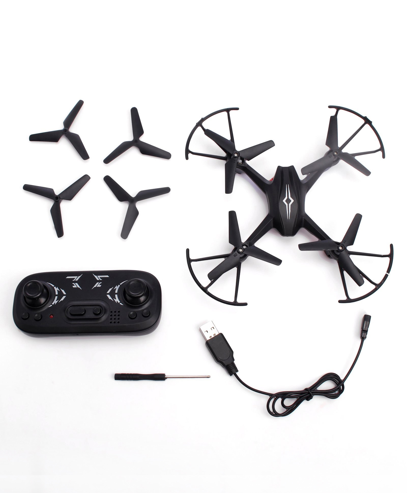 Flybuzz Altitude Holding Drone 2.4 GHz- Black