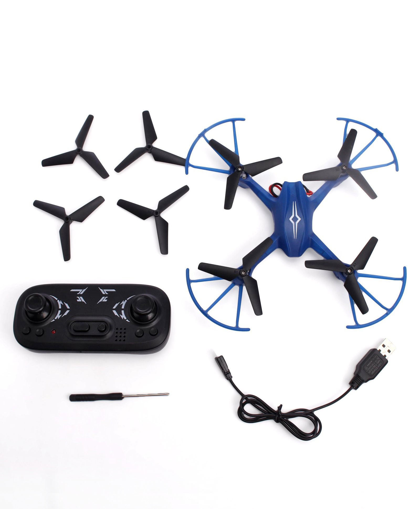 Flybuzz Altitude Holding Drone 2.4 GHz- Blue