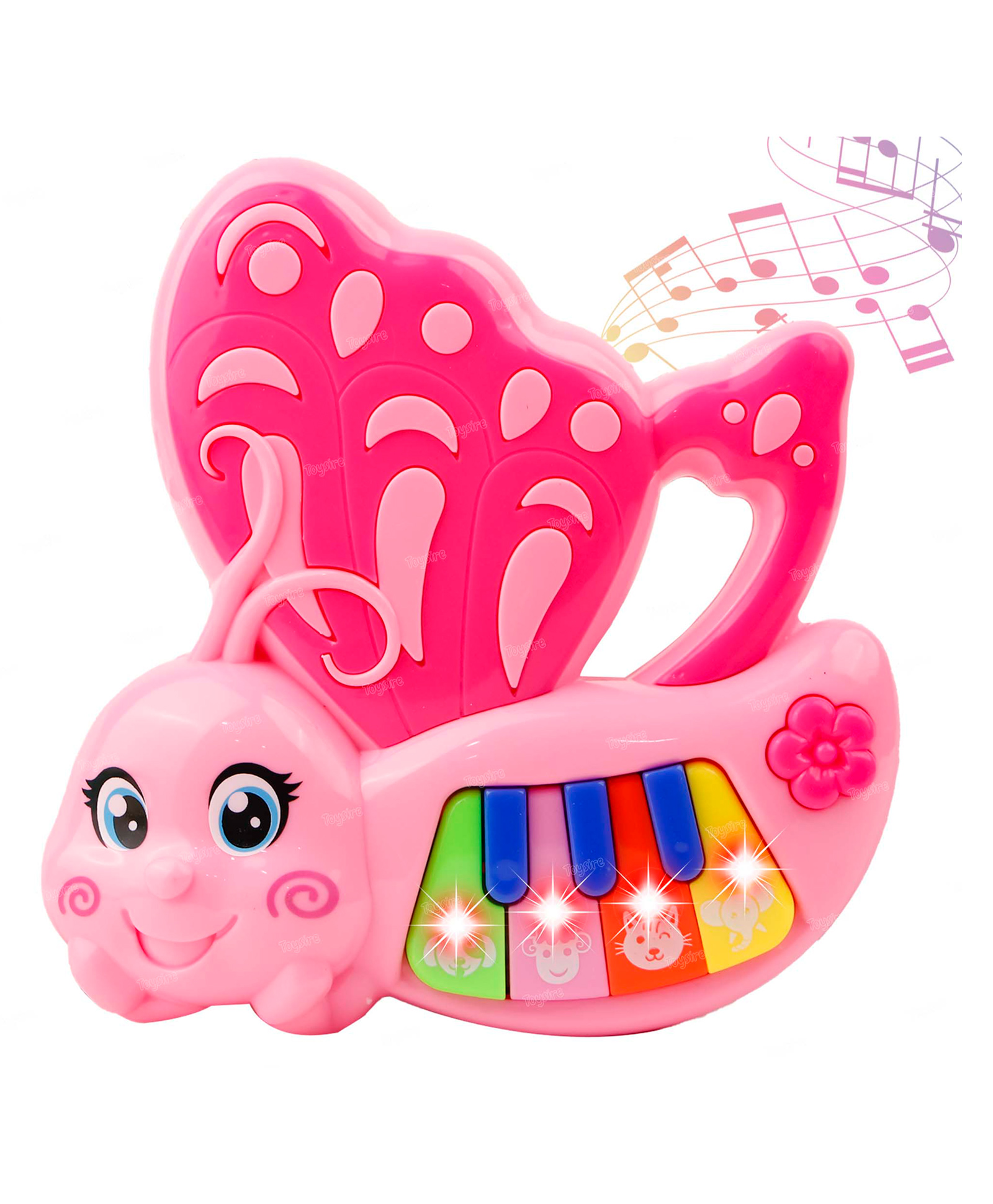 Toysire Butterfly Piano for Kids Activity Play Centre Educational Learning Toys for Preschool Boys & Girls Baby-image-30