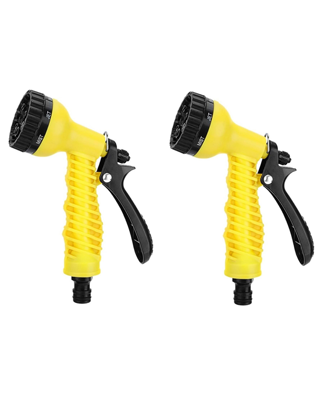 MOMISY 7 Adjustable Pattern High Pressure Garden Hose Nozzle Water Spray Gun Gardening Car Tiles Bike Washing Gun (2, Yellow)-picture-10